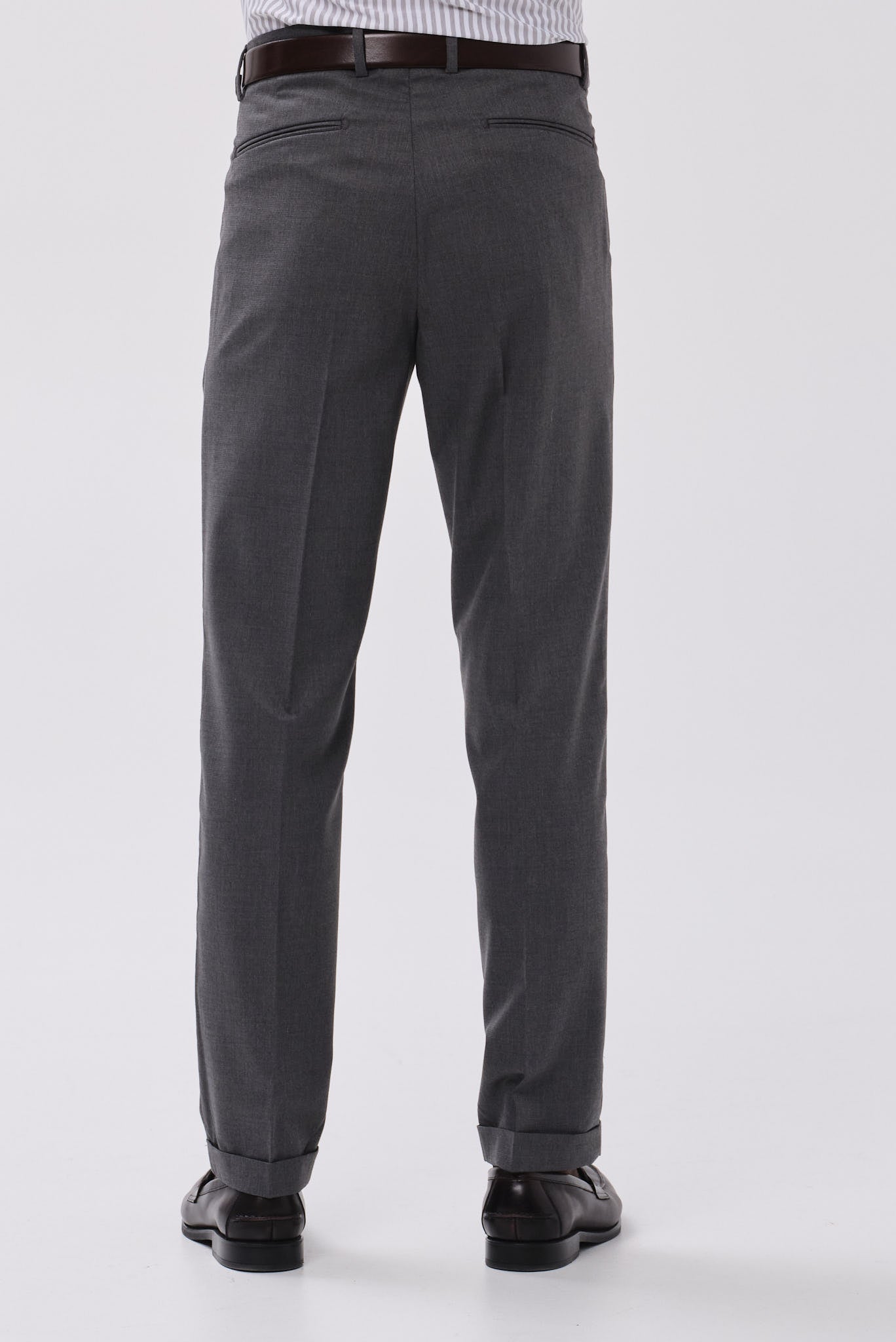 ΑΝΔΡΙΚΟ ΣΚΟΥΡΟ ΓΚΡΙ CHINOS ΠΑΝΤΕΛΟΝΙ PORTOBELLO'S MODERN FIT ΜΕ ΔΙΠΛΗ ΠΙΕΤΑ