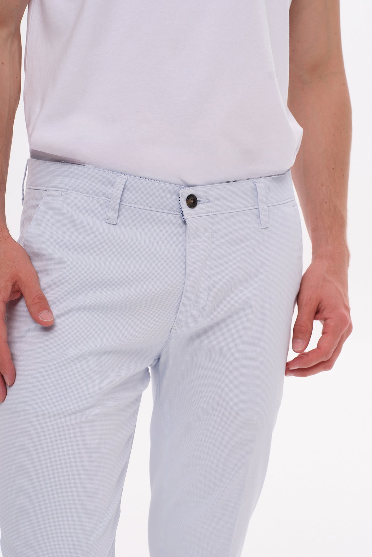 ΑΝΔΡΙΚΟ ΠΑΝΤΕΛΟΝΙ CHINOS PORTOBELLO'S ΣΕ ΣΙΕΛ ΧΡΩΜΑ SLIM FIT