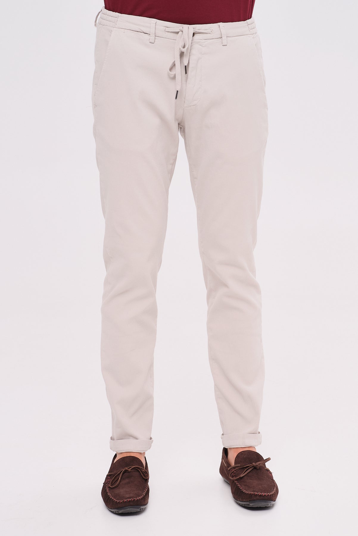 ΑΝΔΡΙΚΟ ΠΑΝΤΕΛΟΝΙ CHINOS PORTOBELLO'S ΣΕ ΑΠΟΧΡΩΣΗ ΤΟΥ ΠΑΓΟΥ ΜΕ ΚΟΡΔΟΝΙ REGULAR FIT