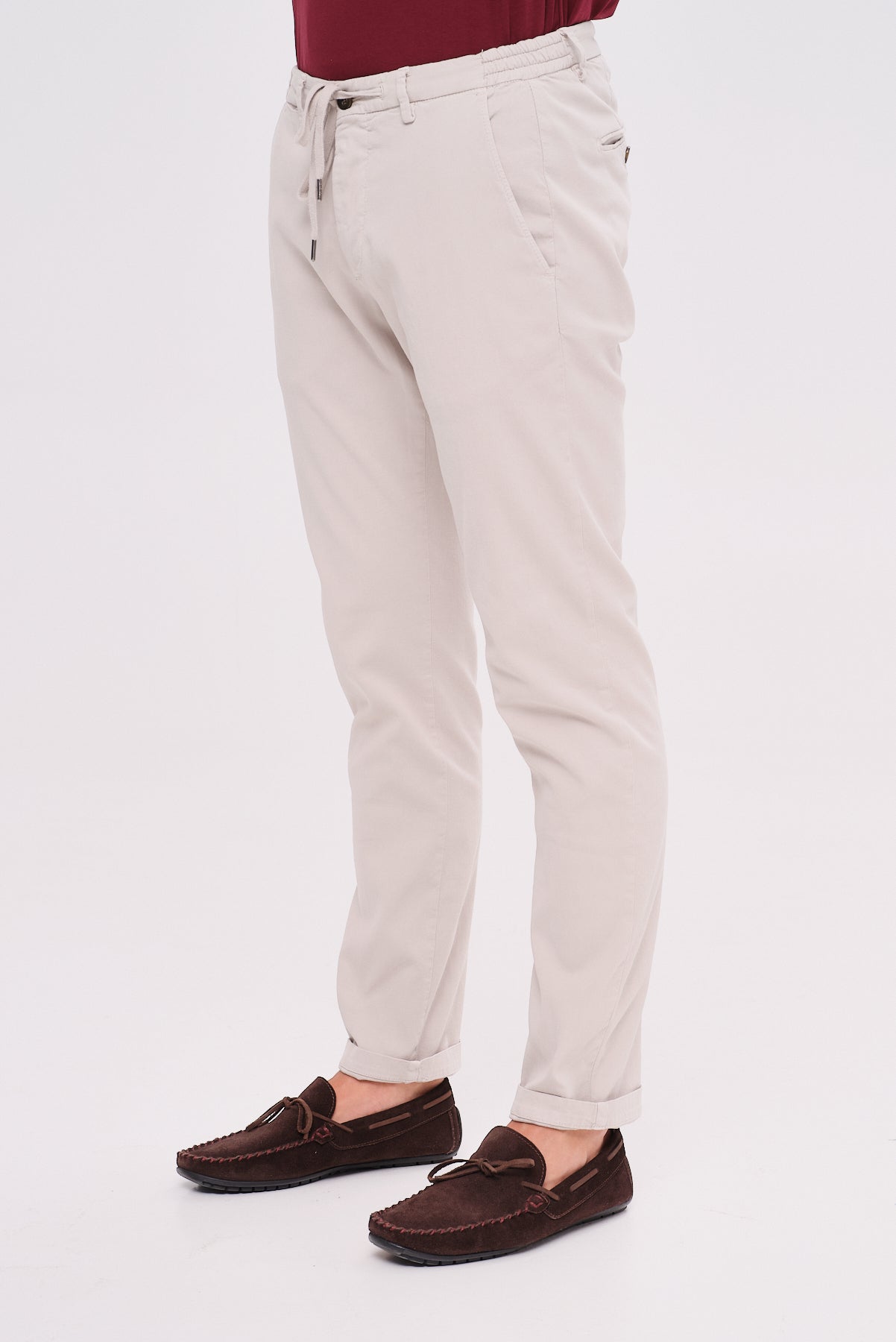 ΑΝΔΡΙΚΟ ΠΑΝΤΕΛΟΝΙ CHINOS PORTOBELLO'S ΣΕ ΑΠΟΧΡΩΣΗ ΤΟΥ ΠΑΓΟΥ ΜΕ ΚΟΡΔΟΝΙ REGULAR FIT