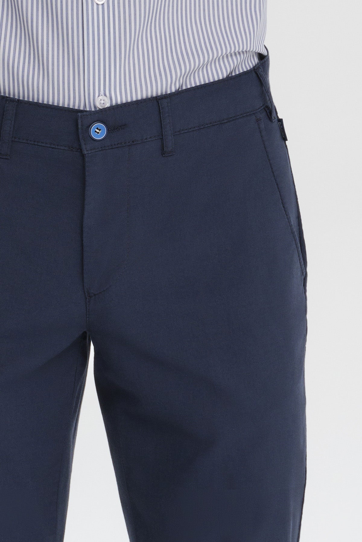 ΑΝΔΡΙΚΟ ΜΠΛΕ ΣΚΟΥΡΟ ΠΑΝΤΕΛΟΝΙ CHINOS BRUHL REGULAR FIT