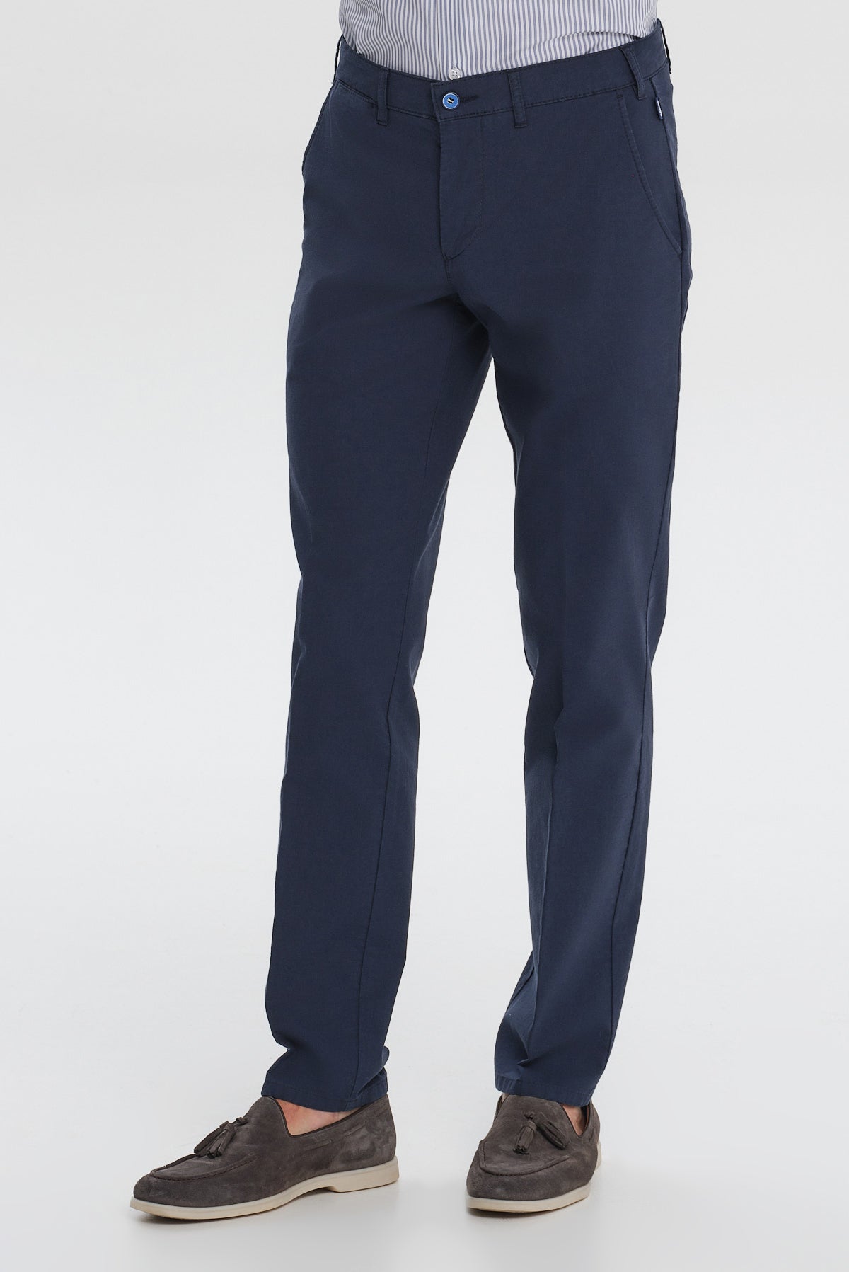 ΑΝΔΡΙΚΟ ΜΠΛΕ ΣΚΟΥΡΟ ΠΑΝΤΕΛΟΝΙ CHINOS BRUHL REGULAR FIT