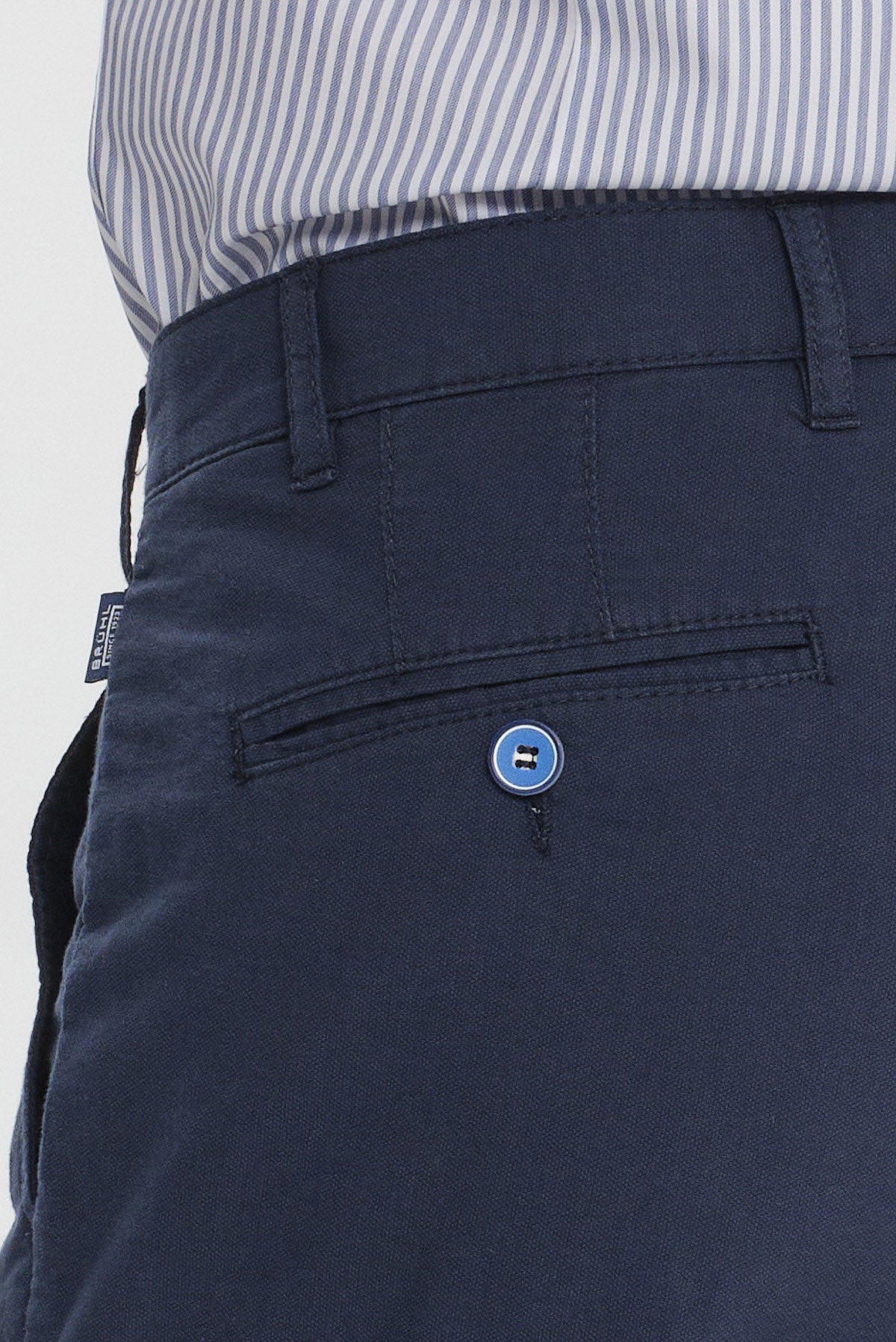 ΑΝΔΡΙΚΟ ΜΠΛΕ ΣΚΟΥΡΟ ΠΑΝΤΕΛΟΝΙ CHINOS BRUHL REGULAR FIT