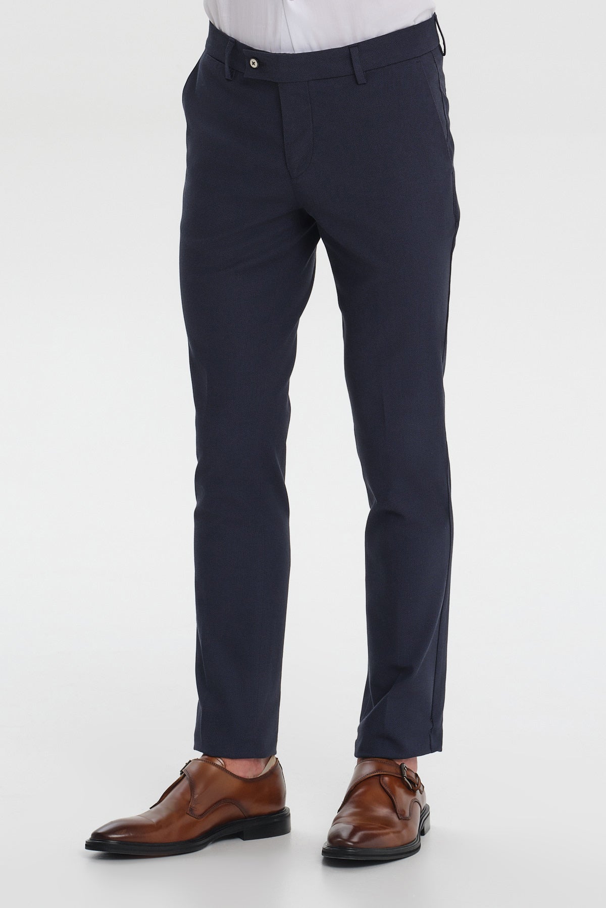 ΑΝΔΡΙΚΟ SLIM FIT CHINOS ΠΑΝΤΕΛΟΝΙ ΜΠΛΕ ΣΚΟΥΡΟ PORTOBELLO'S