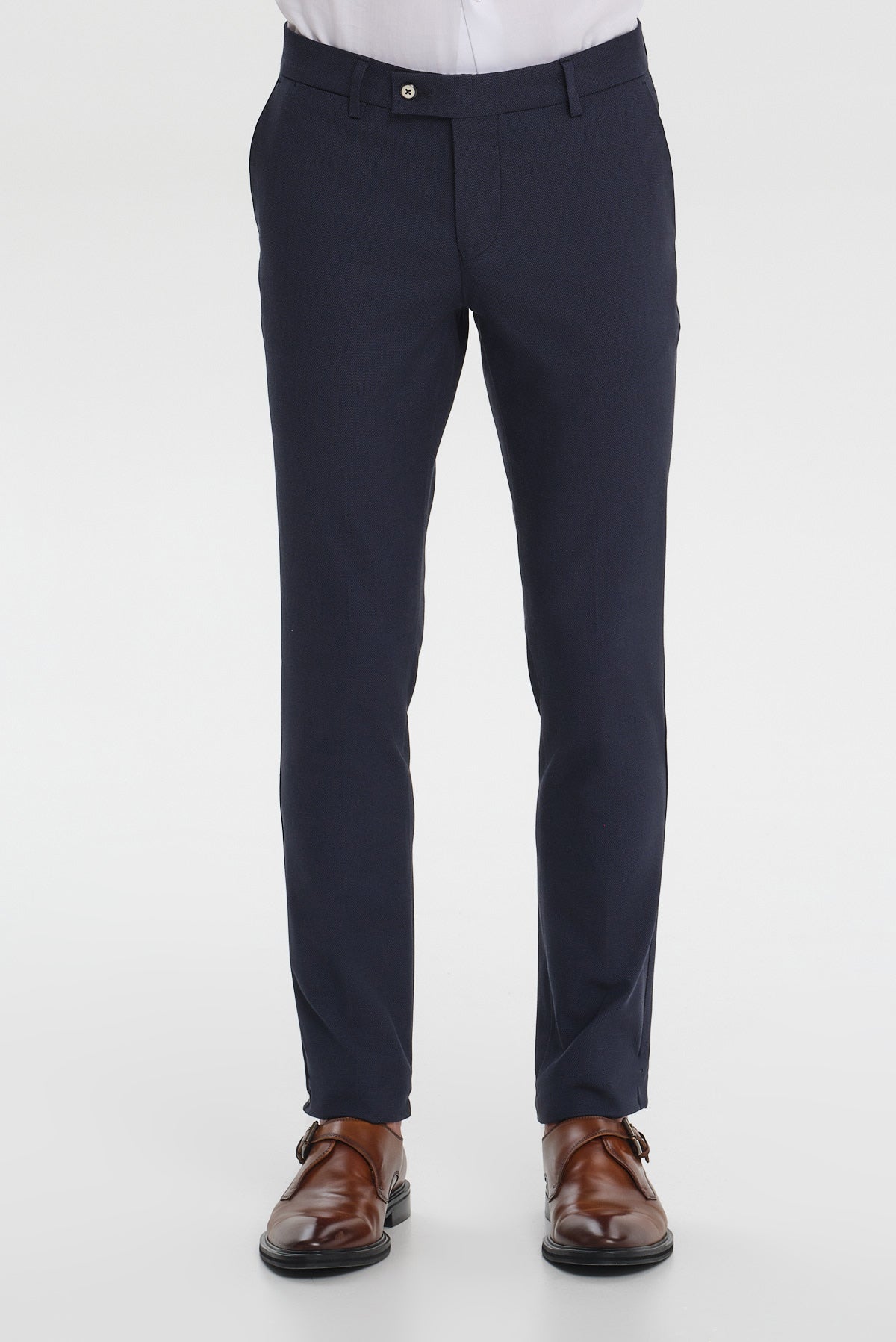 ΑΝΔΡΙΚΟ SLIM FIT CHINOS ΠΑΝΤΕΛΟΝΙ ΜΠΛΕ ΣΚΟΥΡΟ PORTOBELLO'S