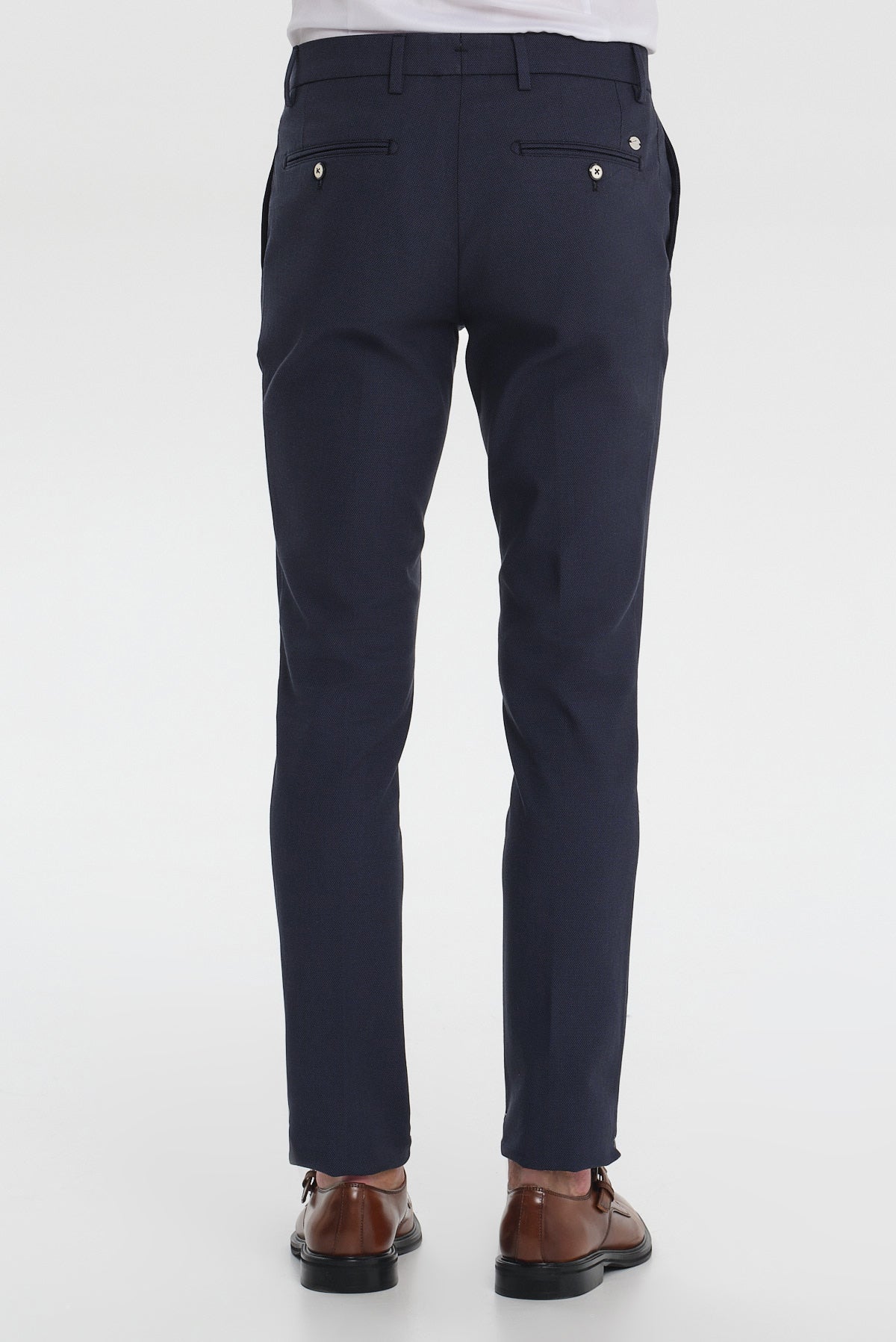 ΑΝΔΡΙΚΟ SLIM FIT CHINOS ΠΑΝΤΕΛΟΝΙ ΜΠΛΕ ΣΚΟΥΡΟ PORTOBELLO'S