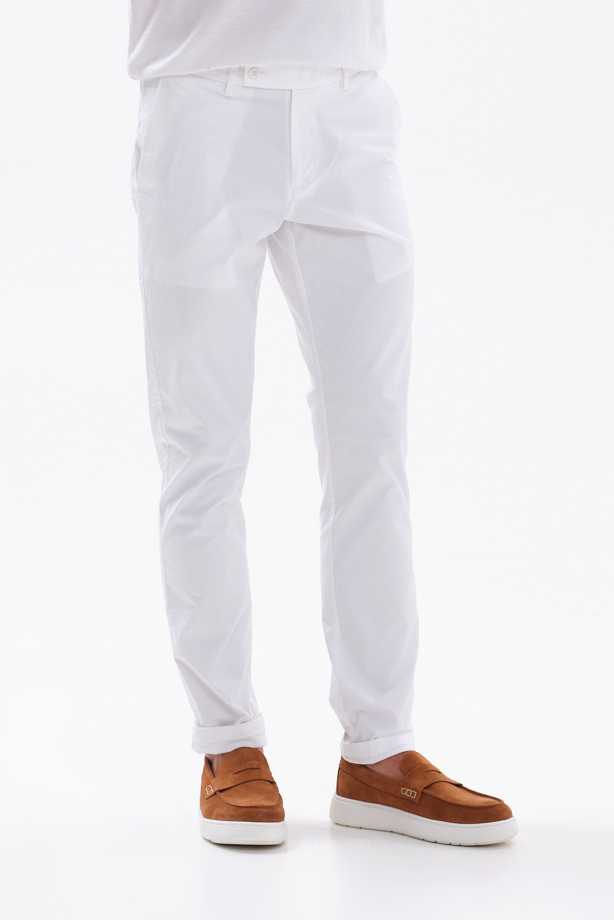 ΑΝΔΡΙΚΟ ΛΕΥΚΟ CHINOS ΠΑΝΤΕΛΟΝΙ PORTOBELLO'S SLIM FIT