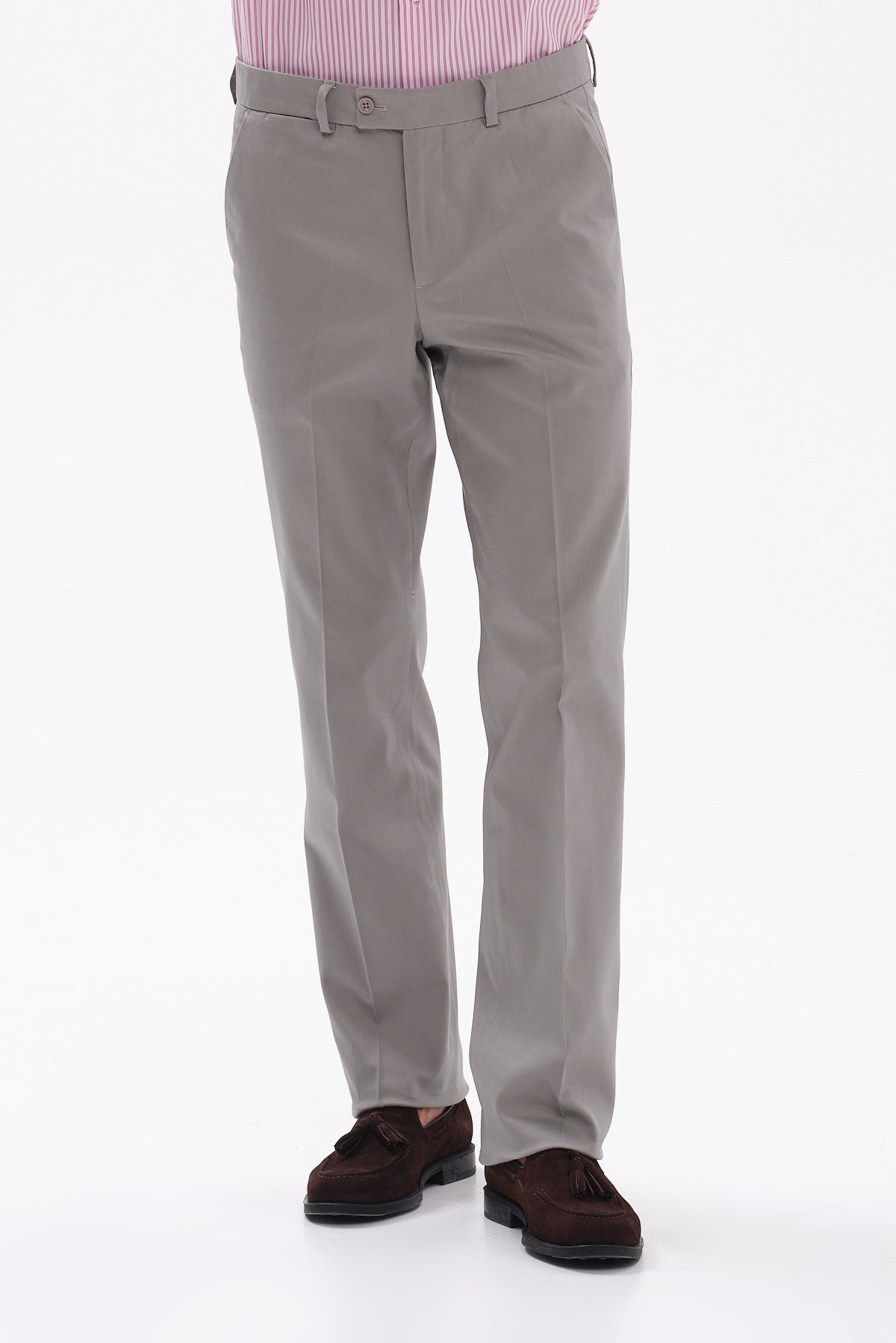 ΑΝΔΡΙΚΟ ΓΚΡΙ ΑΝΟΙΚΤΟ CHINOS ΠΑΝΤΕΛΟΝΙ PORTOBELLO'S ΣΕ ΚΛΑΣΙΚΗ ΓΡΑΜΜΗ