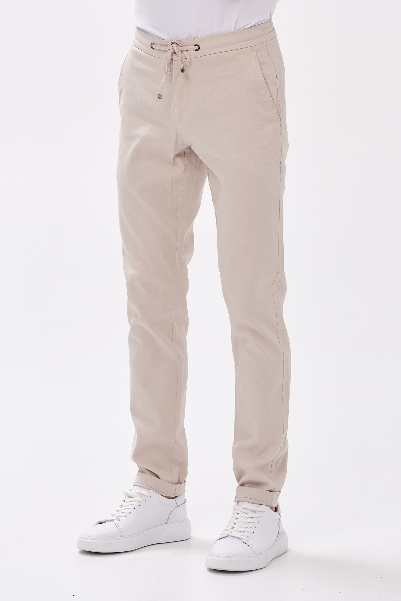 ΑΝΔΡΙΚΟ ΜΠΕΖ ΣΚΟΥΡΟ ΠΑΝΤΕΛΟΝΙ CHINO PORTOBELLO'S REGULAR FIT ΜΕ ΚΟΡΔΟΝΙ-ΛΑΣΤΙΧΟ