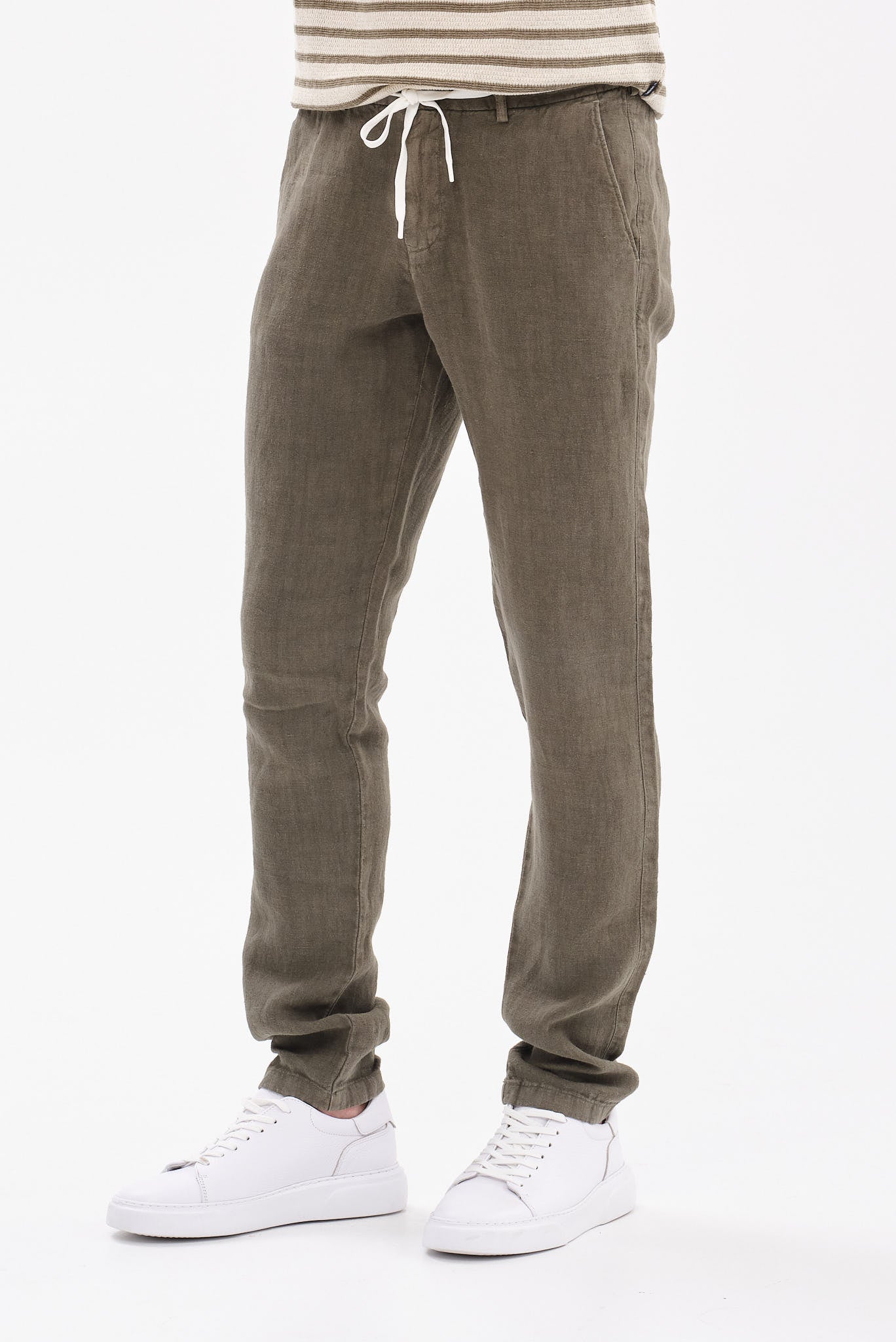 ΑΝΔΡΙΚΟ ΛΑΔΙ ΛΙΝΟ ΠΑΝΤΕΛΟΝΙ CHINO PORTOBELLO'S REGULAR FIT ΜΕ ΚΟΡΔΟΝΙ-ΛΑΣΤΙΧΟ
