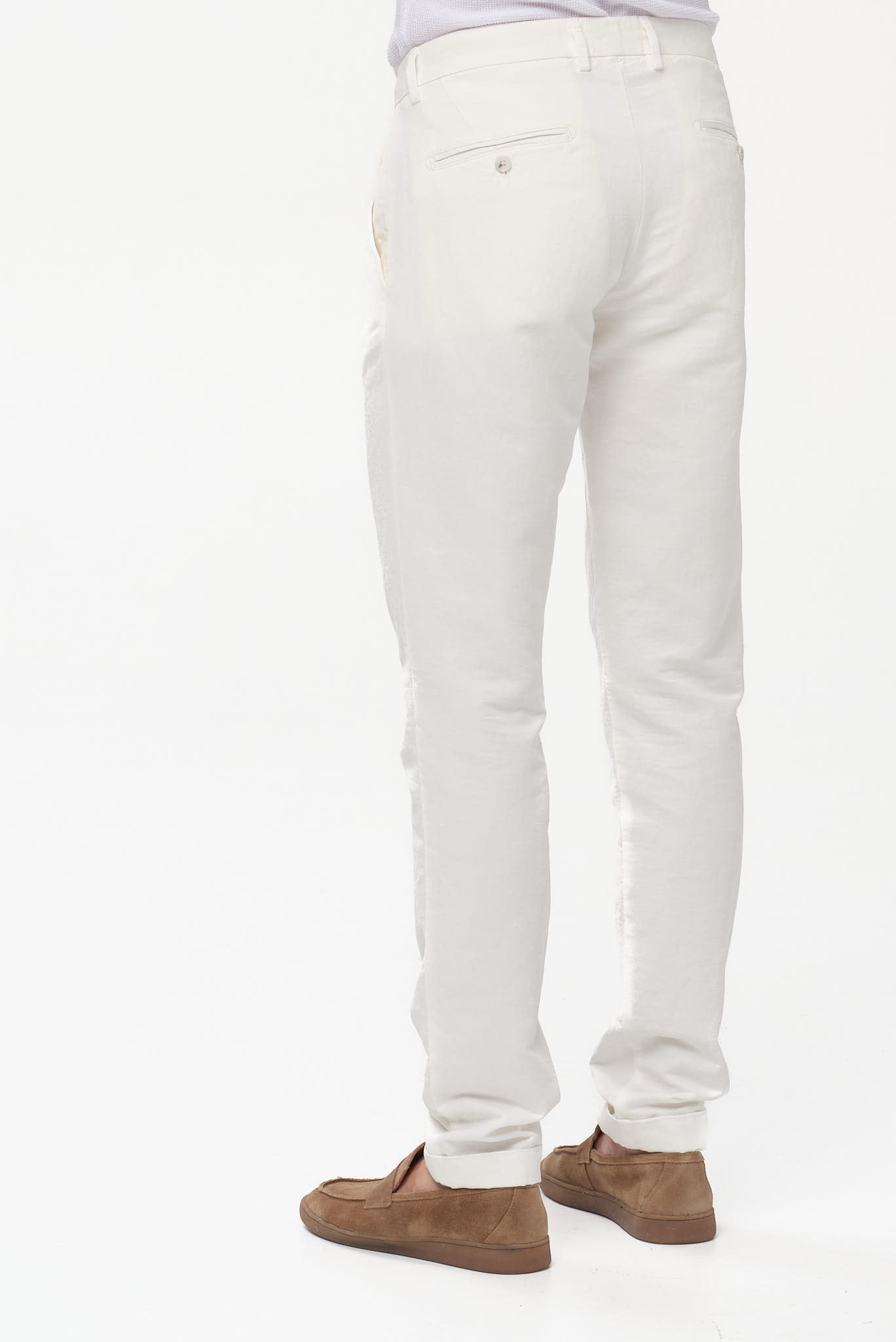 ΑΝΔΡΙΚΟ ΛΕΥΚΟ ΠΑΝΤΕΛΟΝΙ CHINOS PORTOBELLO΄S ME ΠΙΕΤΑ REGULAR FIT