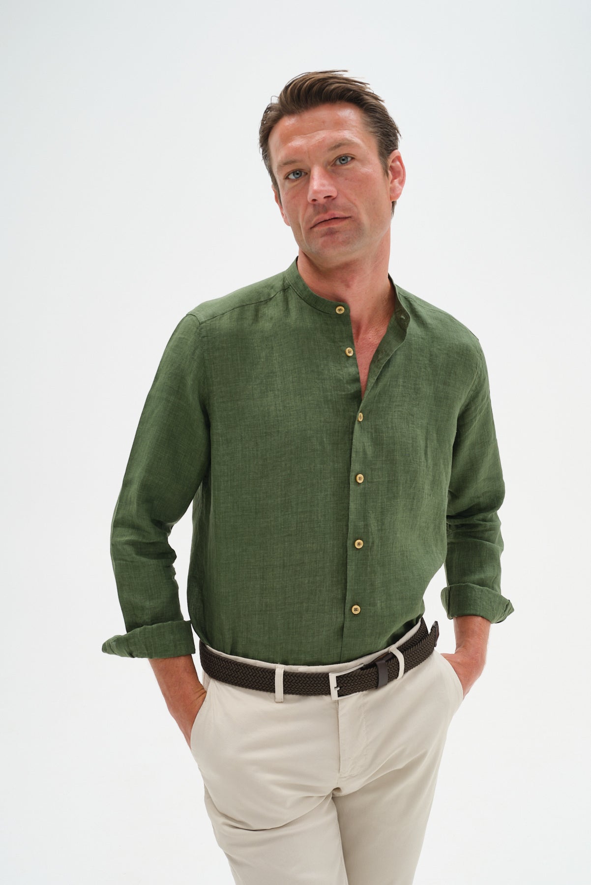 ΑΝΔΡΙΚΟ ΛΙΝΟ ΛΑΔΙ ΠΟΥΚΑΜΙΣΟ PORTOBELLO'S ΜΕ MAO ΓΙΑΚΑ