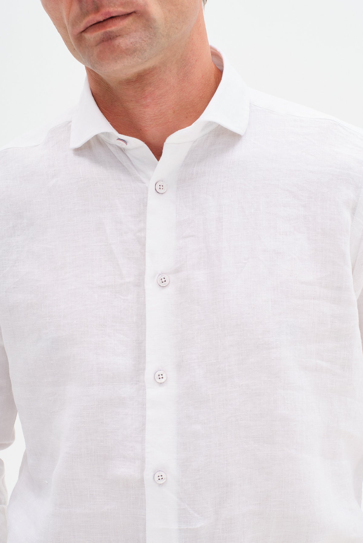 ΑΝΔΡΙΚΟ ΛΙΝΟ ΛΕΥΚΟ ΠΟΥΚΑΜΙΣΟ PORTOBELLO'S ΜΕ REX ΓΙΑΚΑ MODERN FIT