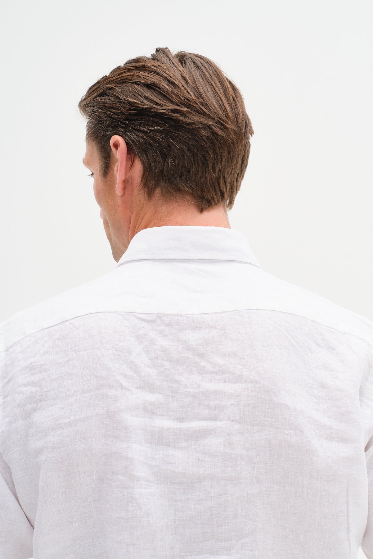 ΑΝΔΡΙΚΟ ΛΙΝΟ ΛΕΥΚΟ ΠΟΥΚΑΜΙΣΟ PORTOBELLO'S ΜΕ REX ΓΙΑΚΑ MODERN FIT