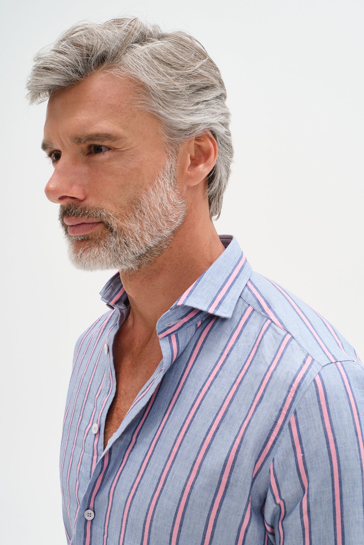 ΑΝΔΡΙΚΟ ΛΙΝΟ ΡΙΓΕ ΡΟΖ ΣΙΕΛ ΠΟΥΚΑΜΙΣΟ PORTOBELLO'S ΜΕ REX ΓΙΑΚΑ