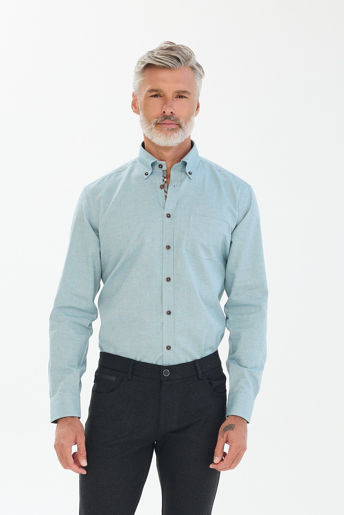 ΑΝΔΡΙΚΟ ΟΙΝΟΠΝΕΥΜΑΤΙ ΠΟΥΚΑΜΙΣΟ PORTOBELLO'S ΜΕ BUTTON DOWN ΓΙΑΚΑ REGULAR FIT