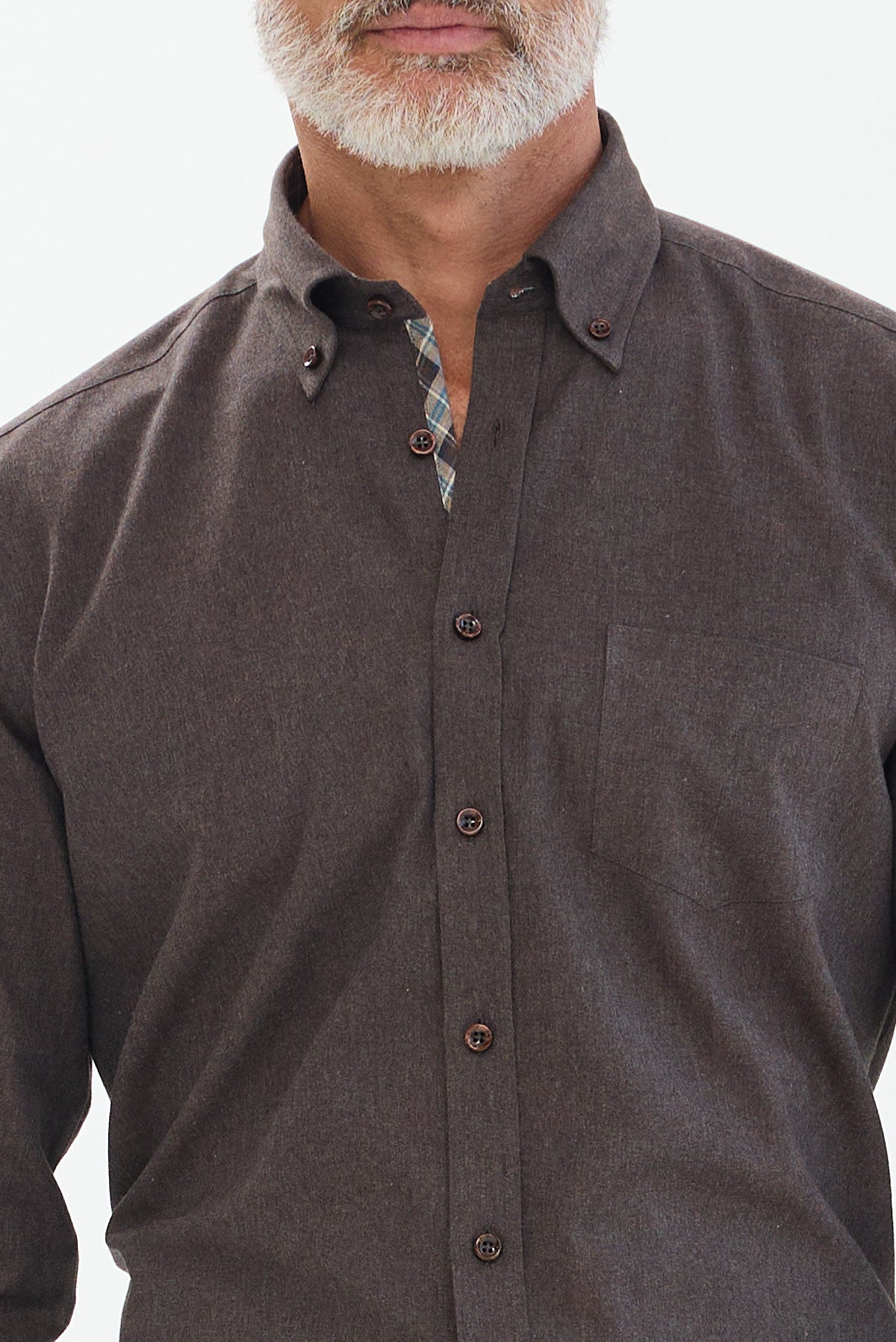 ΑΝΔΡΙΚΟ ΚΑΦΕ ΠΟΥΚΑΜΙΣΟ PORTOBELLO'S ΜΕ BUTTON DOWN ΓΙΑΚΑ REGULAR FIT