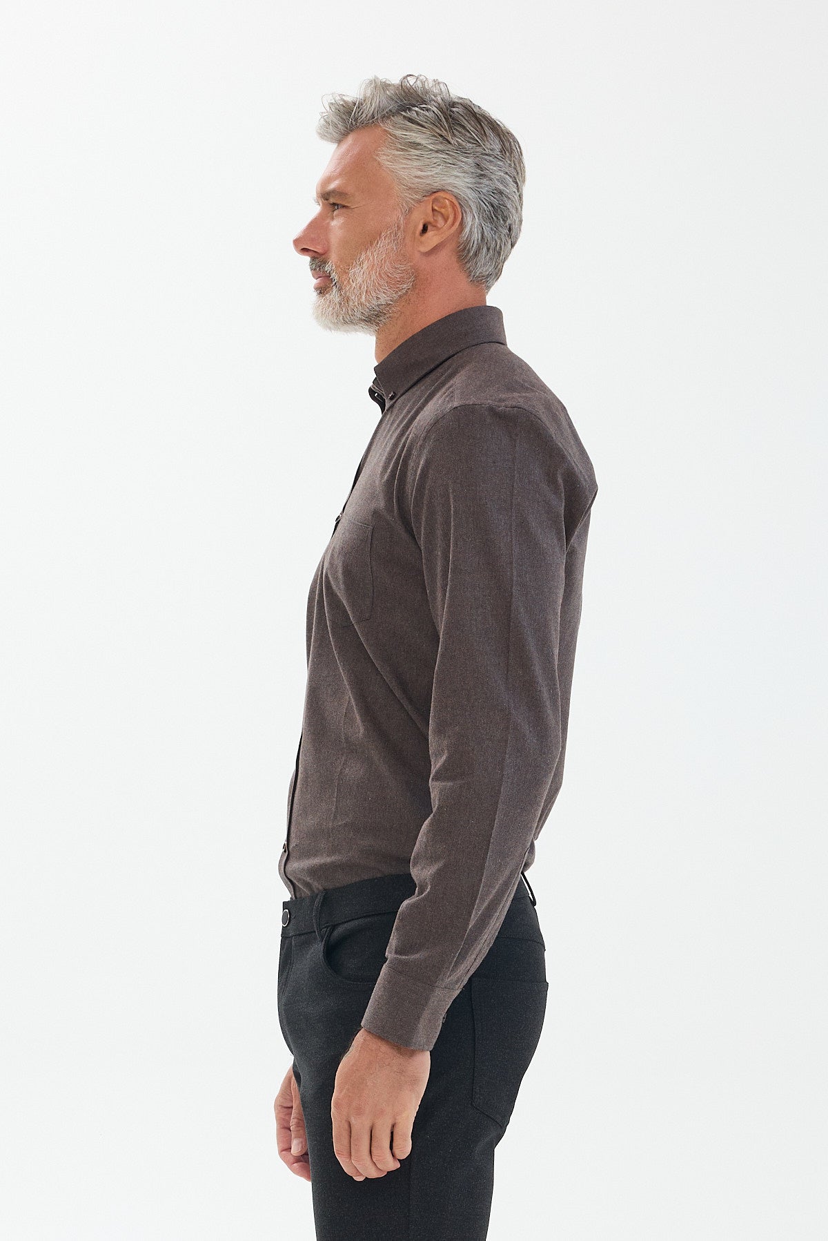 ΑΝΔΡΙΚΟ ΚΑΦΕ ΠΟΥΚΑΜΙΣΟ PORTOBELLO'S ΜΕ BUTTON DOWN ΓΙΑΚΑ REGULAR FIT