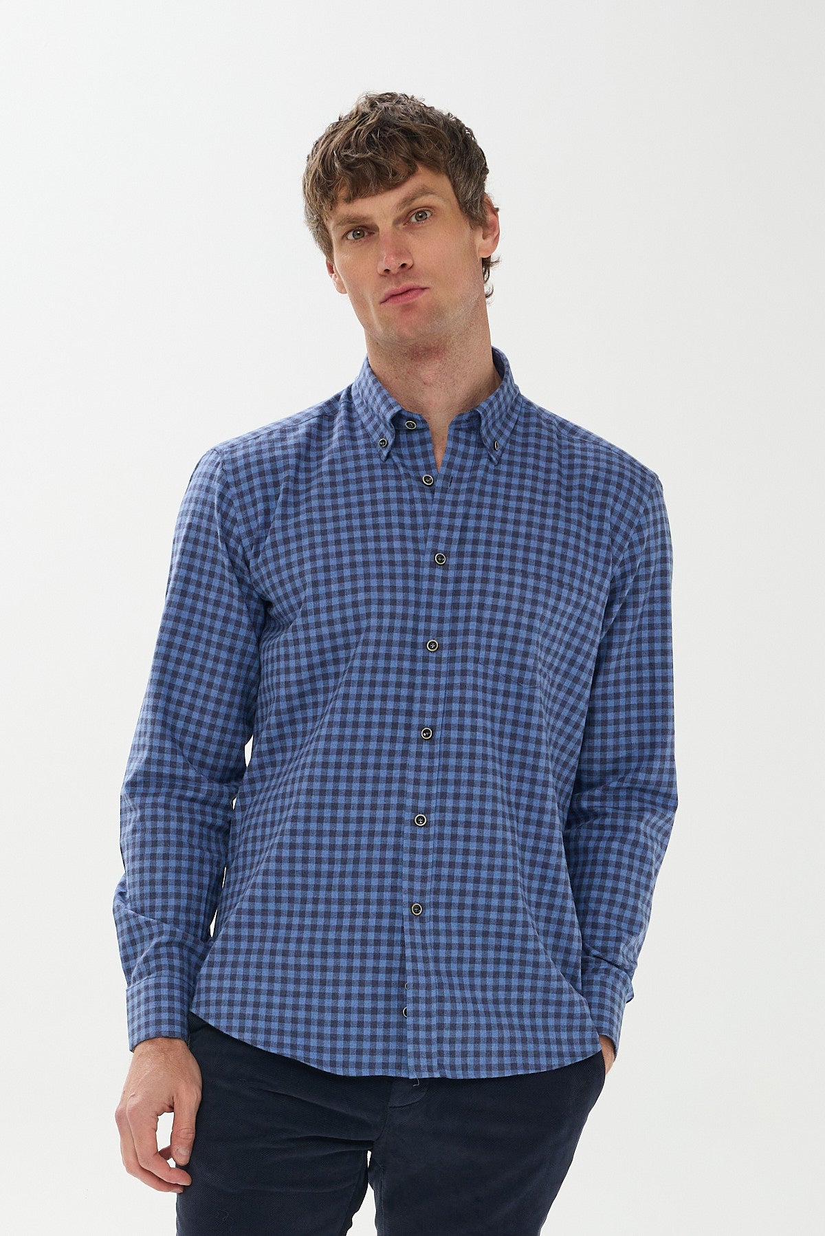 ΑΝΔΡΙΚΟ ΠΤΙ ΚΑΡΟ ΡΑΦ ΠΟΥΚΑΜΙΣΟ ΜΕ BUTTON DOWN ΓΙΑΚΑ REGULAR FIT PORTOBELLO'S