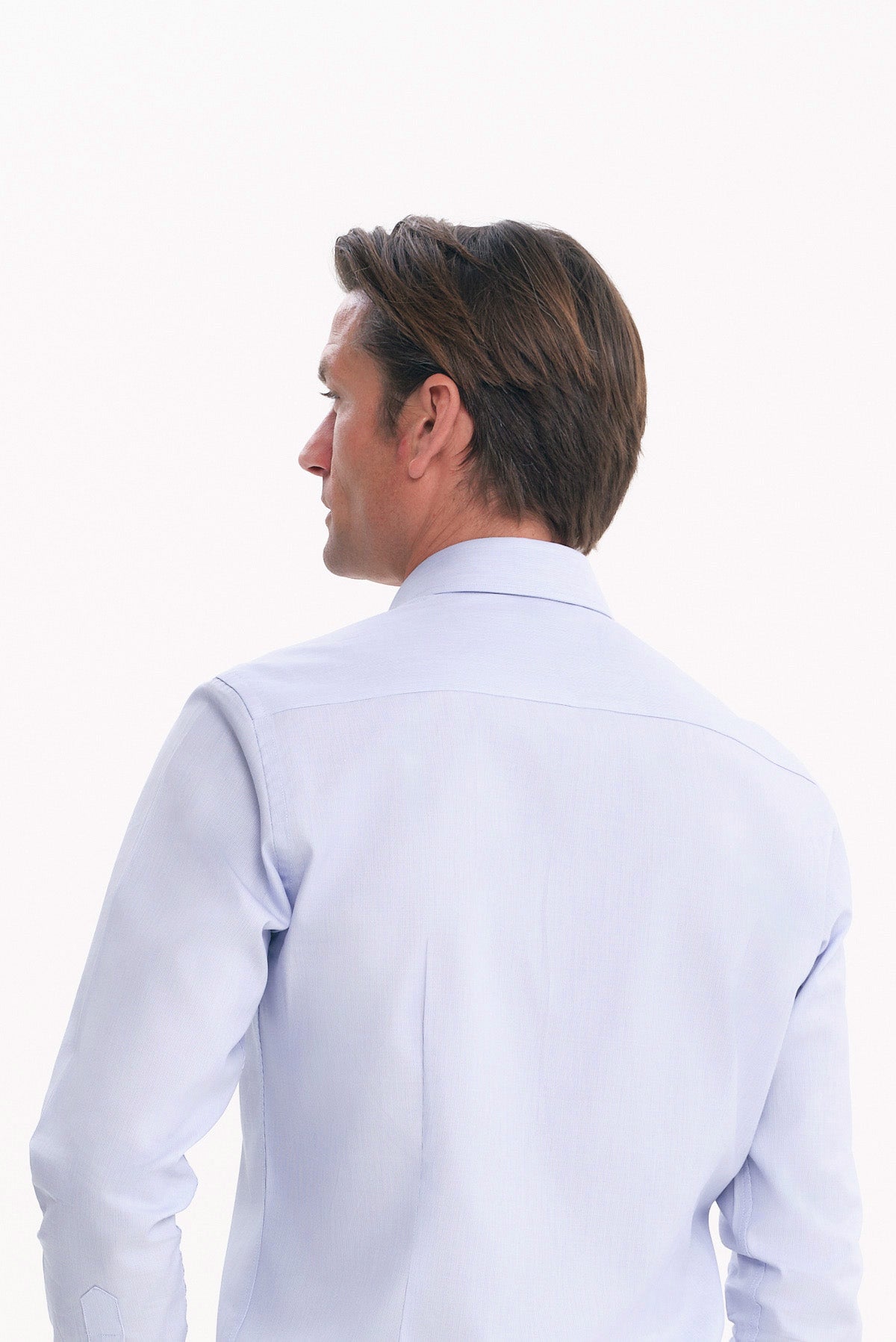 ΑΝΔΡΙΚΟ ΣΙΕΛ ΜΟΝΟΧΡΩΜΟ ΠΟΥΚΑΜΙΣΟ SLIM FIT PORTOBELLO'S ΜΕ REX ΓΙΑΚΑ