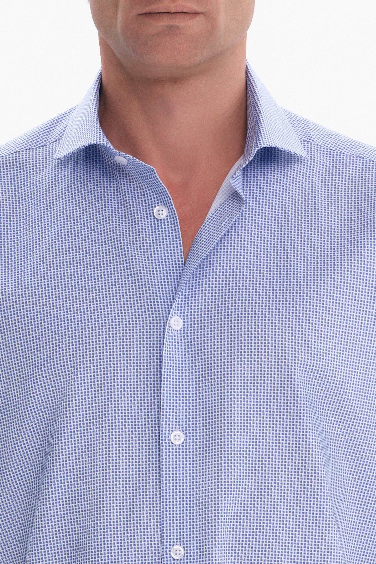 ΑΝΔΡΙΚΟ ΣΙΕΛ ΠΟΥΚΑΜΙΣΟ REGULAR FIT PORTOBELLO'S ΜΕ ΜΙΚΡΟΣΧΕΔΙΟ