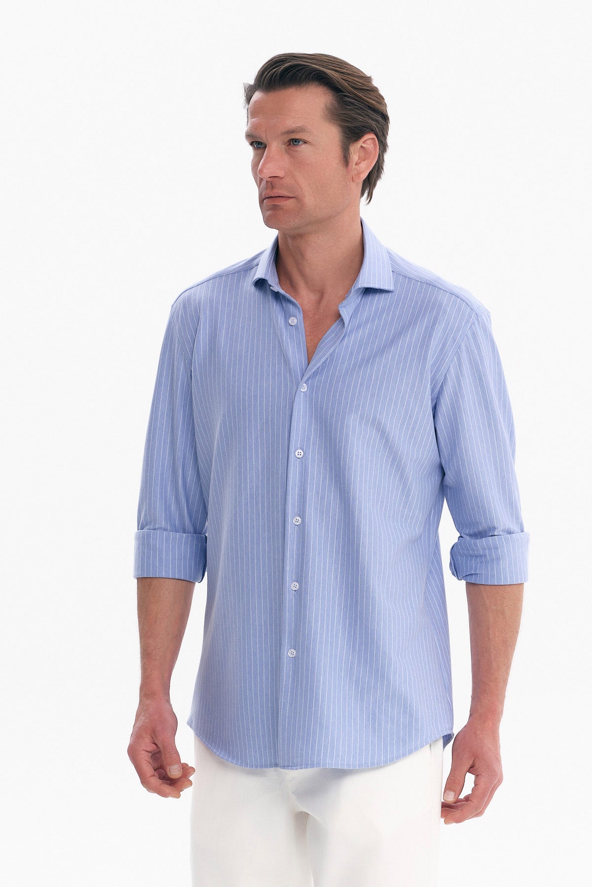 ΑΝΔΡΙΚΟ ΡΙΓΕ ΣΙΕΛ ΠΟΥΚΑΜΙΣΟ REGULAR FIT PORTOBELLO'S ΜΕ REX ΓΙΑΚΑ