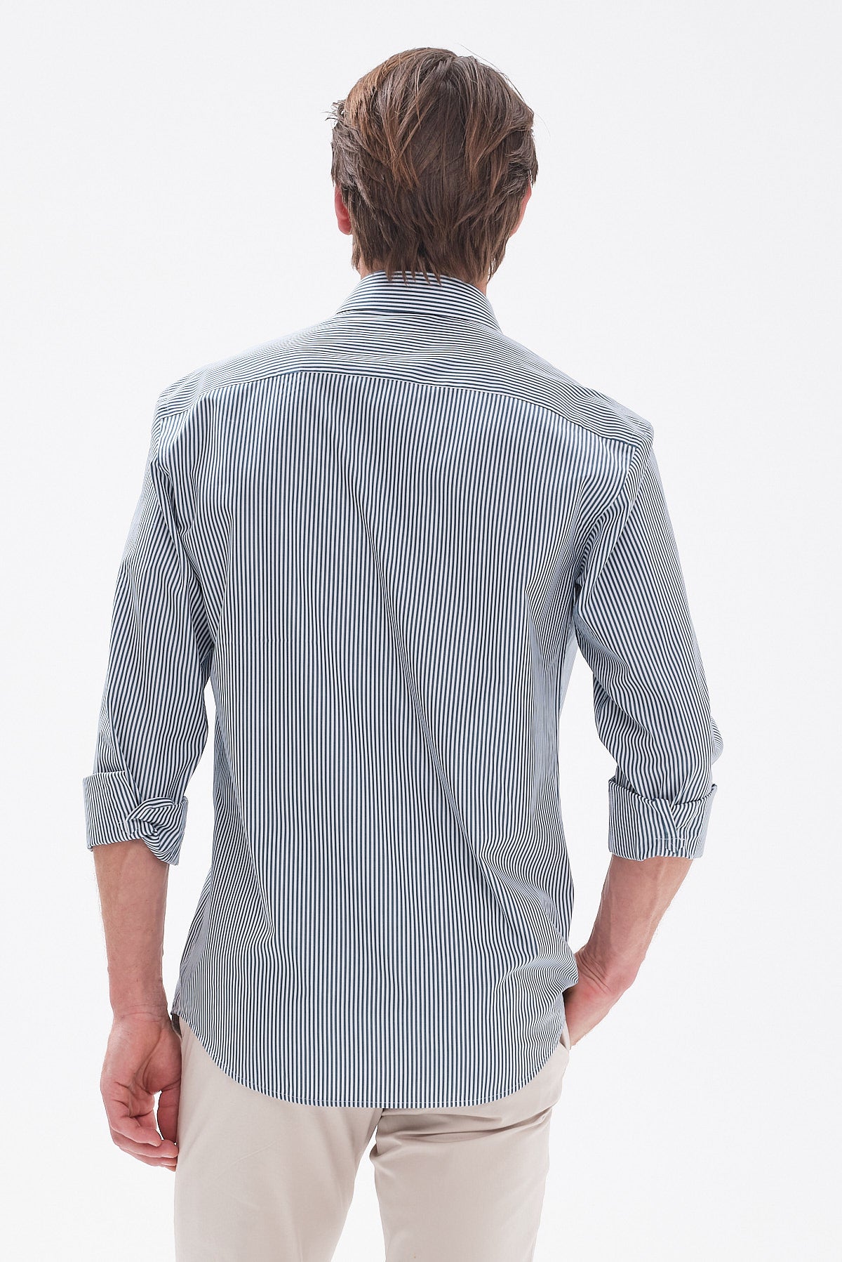 ΑΝΔΡΙΚΟ ΡΙΓΕ ΠΕΤΡΟΛ ΠΟΥΚΑΜΙΣΟ PORTOBELLO'S REGULAR FIT ΜΕ BUTTON DOWN ΓΙΑΚΑ