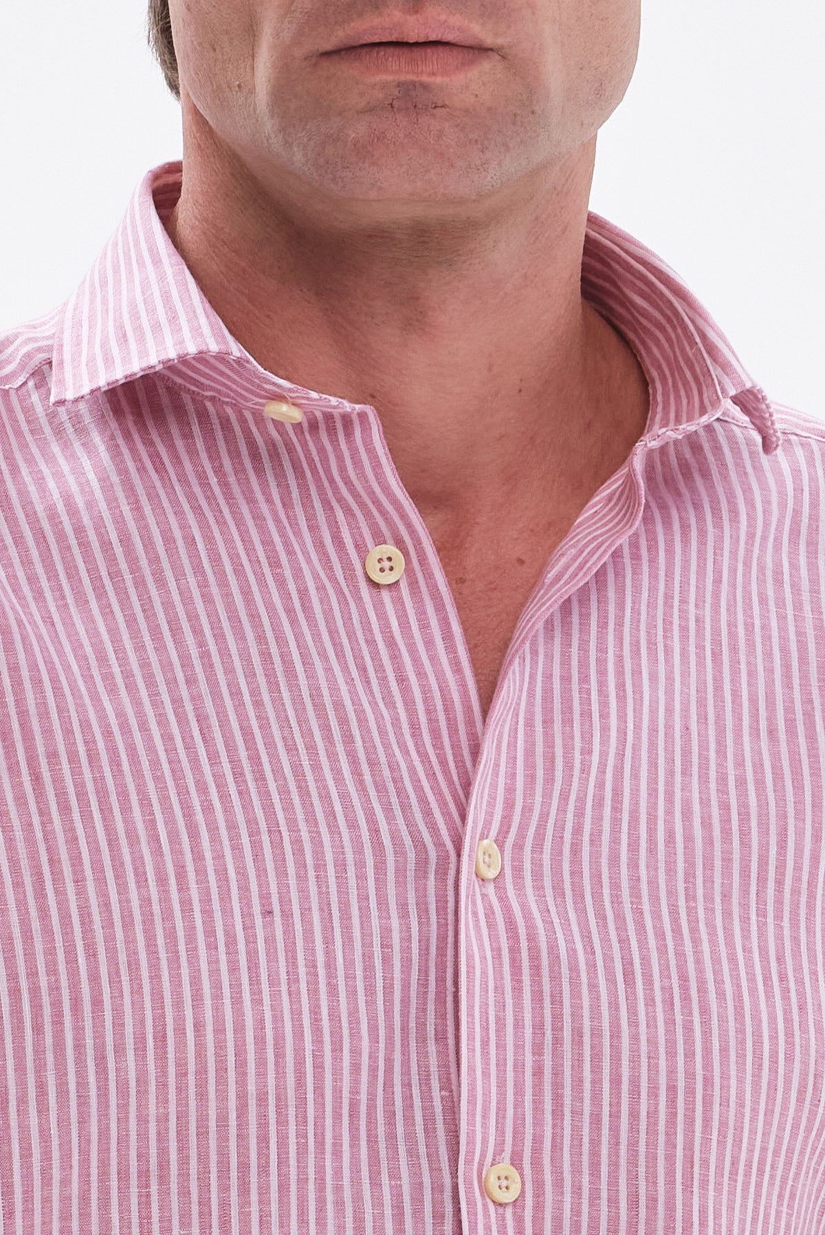 ΑΝΔΡΙΚΟ ΡΙΓΕ ΡΟΖ ΛΙΝΟ ΠΟΥΚΑΜΙΣΟ PORTOBELLO'S MODERN FIT ΜΕ REX ΓΙΑΚΑ