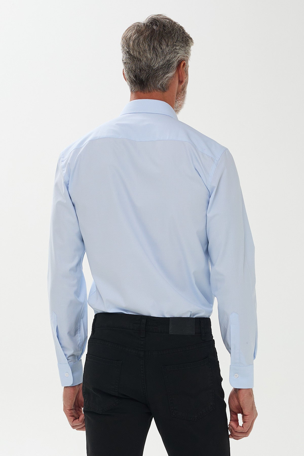 ΑΝΔΡΙΚΟ ΣΙΕΛ ΜΟΝΟΧΡΩΜΟ ΠΟΥΚΑΜΙΣΟ ΜΕ REX ΓΙΑΚΑ PORTOBELLO'S REGULAR FIT