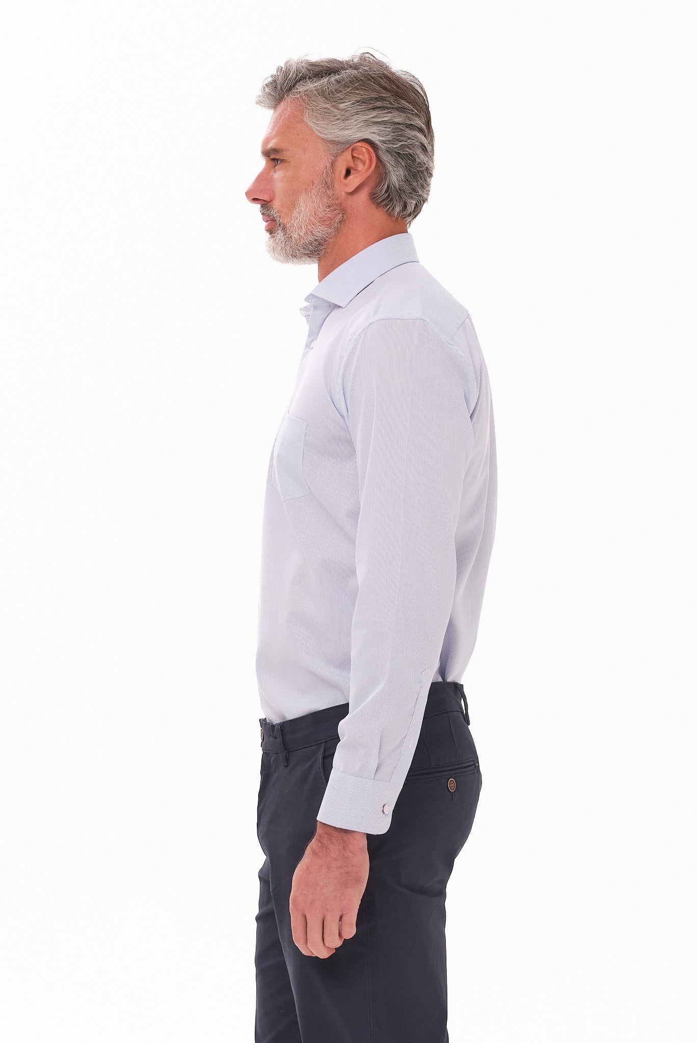 ΑΝΔΡΙΚΟ ΣΙΕΛ ΠΟΥΚΑΜΙΣΟ PORTOBELLO'S ΜΕ REX ΓΙΑΚΑ REGULAR FIT