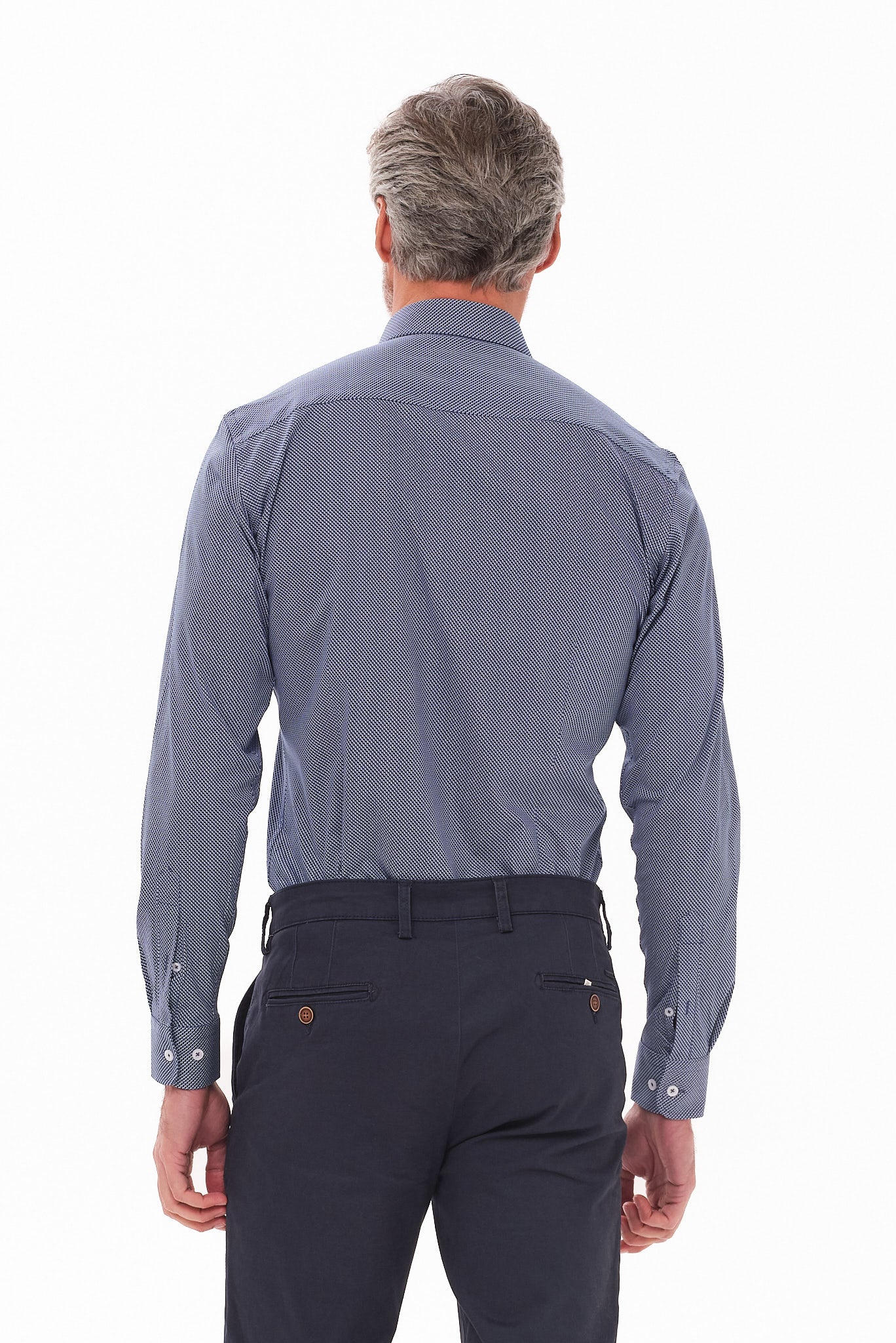 ΑΝΔΡΙΚΟ ΡΑΦ ΠΟΥΚΑΜΙΣΟ PORTOBELLO'S ΜΕ REX ΓΙΑΚΑ ΚΑΙ ΜΙΚΡΟΣΧΕΔΙΟ SLIM FIT