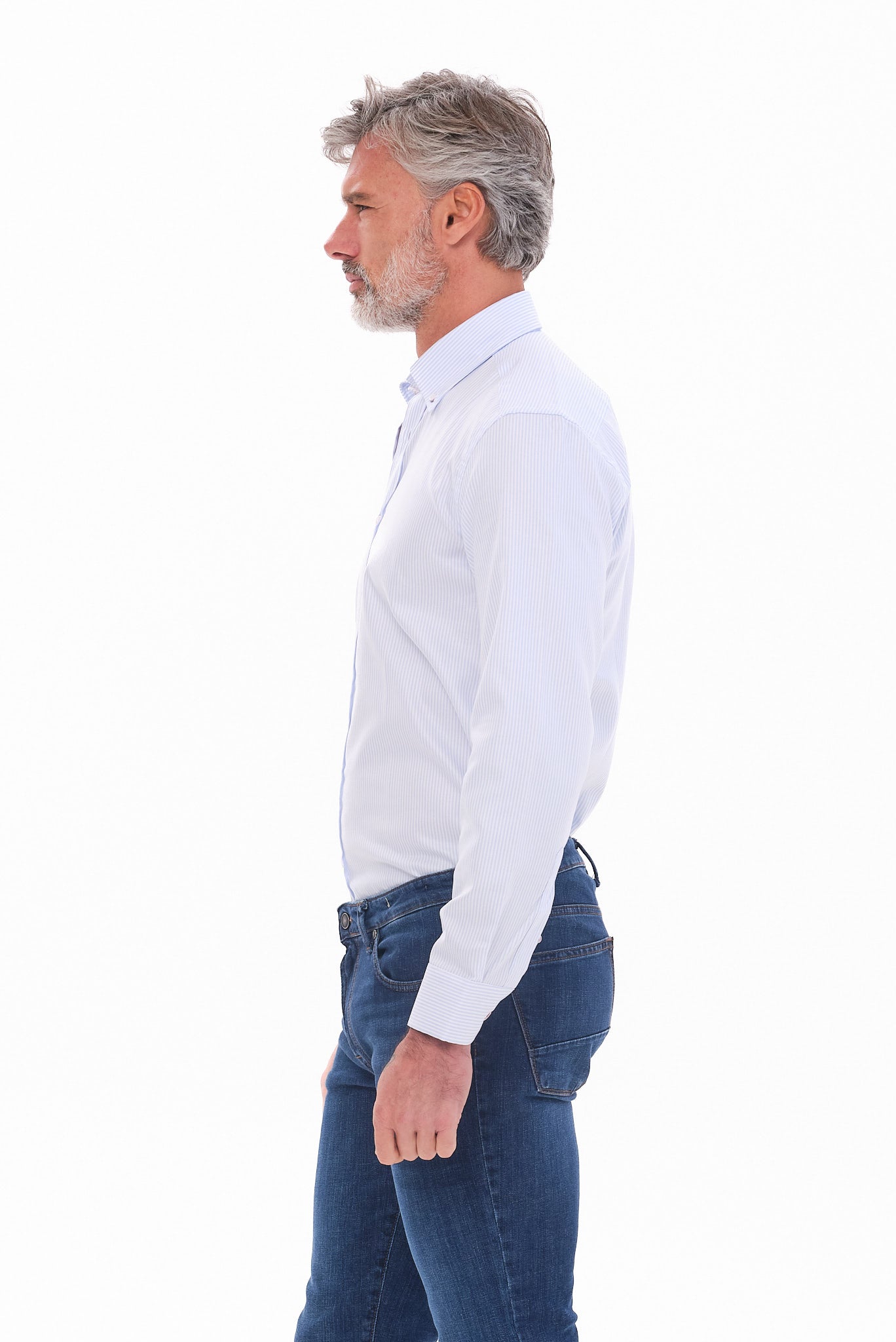 ΑΝΔΡΙΚΟ ΣΙΕΛ ΡΙΓΕ ΠΟΥΚΑΜΙΣΟ PORTOBELLO'S ΜΕ BUTTON DOWN ΓΙΑΚΑ REGULAR FIT