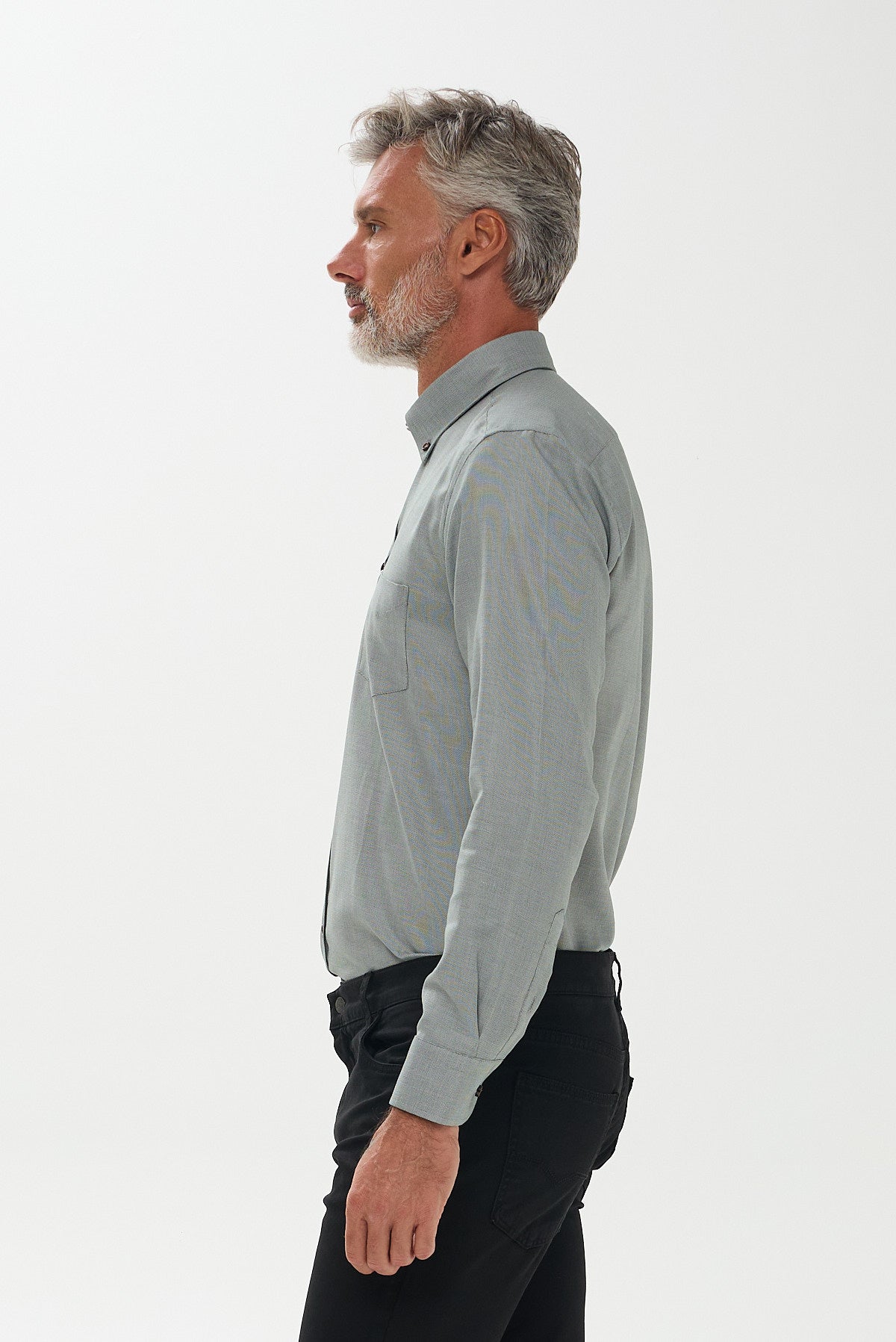 ΑΝΔΡΙΚΟ ΛΑΔΙ ΜΟΝΟΧΡΩΜΟ ΠΟΥΚΑΜΙΣΟ PORTOBELLO'S ΜΕ BUTTON DOWN ΓΙΑΚΑ REGULAR FIT