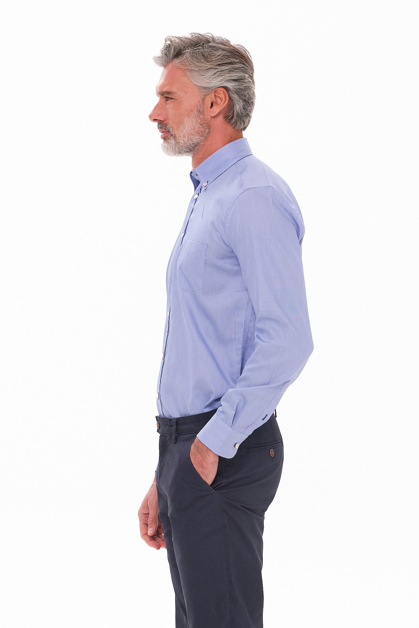 ΑΝΔΡΙΚΟ ΣΙΕΛ ΠΟΥΚΑΜΙΣΟ PORTOBELLO'S ME BUTTON DOWN ΓΙΑΚΑ REGULAR FIT