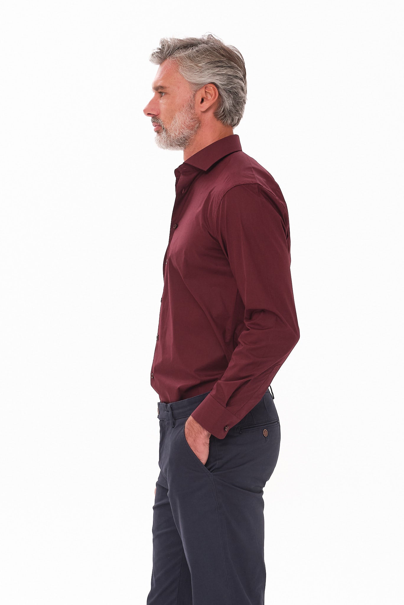 ΑΝΔΡΙΚΟ ΜΠΟΡΝΤΟ ΠΟΥΚΑΜΙΣΟ PORTOBELLO'S ME REX ΓΙΑΚΑ REGULAR FIT