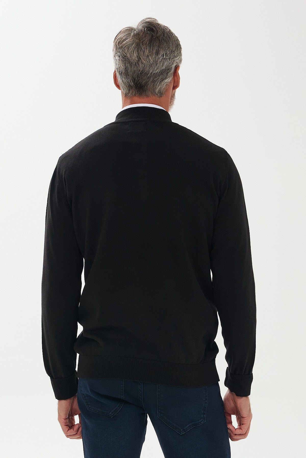 ΑΝΔΡΙΚΟ ΜΑΥΡΟ LUPETTO ZIP LES GENT'S ΜΕ ΟΡΑΤΗ ΠΛΕΞΗ