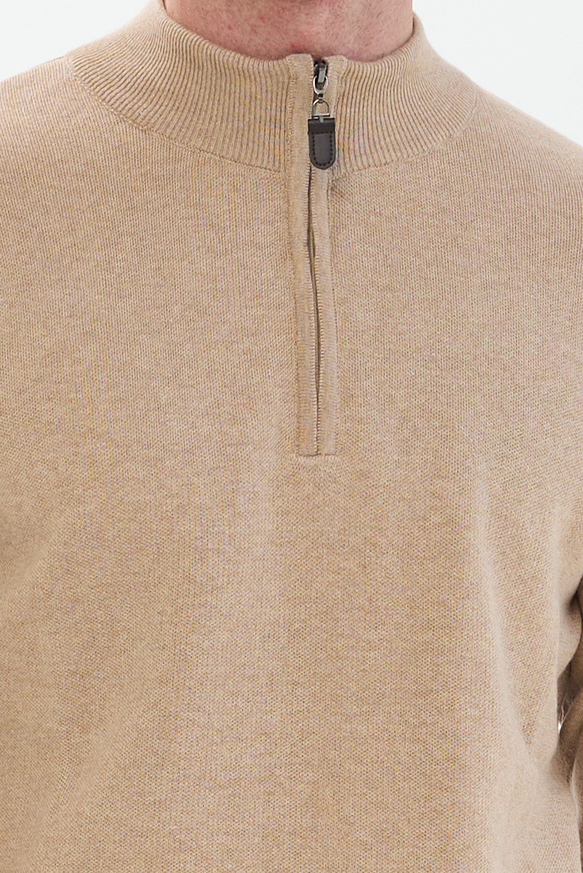 ΑΝΔΡΙΚΟ ΜΠΕΖ ΣΚΟΥΡΟ ΠΟΥΛΟΒΕΡ LUPETTO ZIP PORTOBELLO'S REGULAR FIT