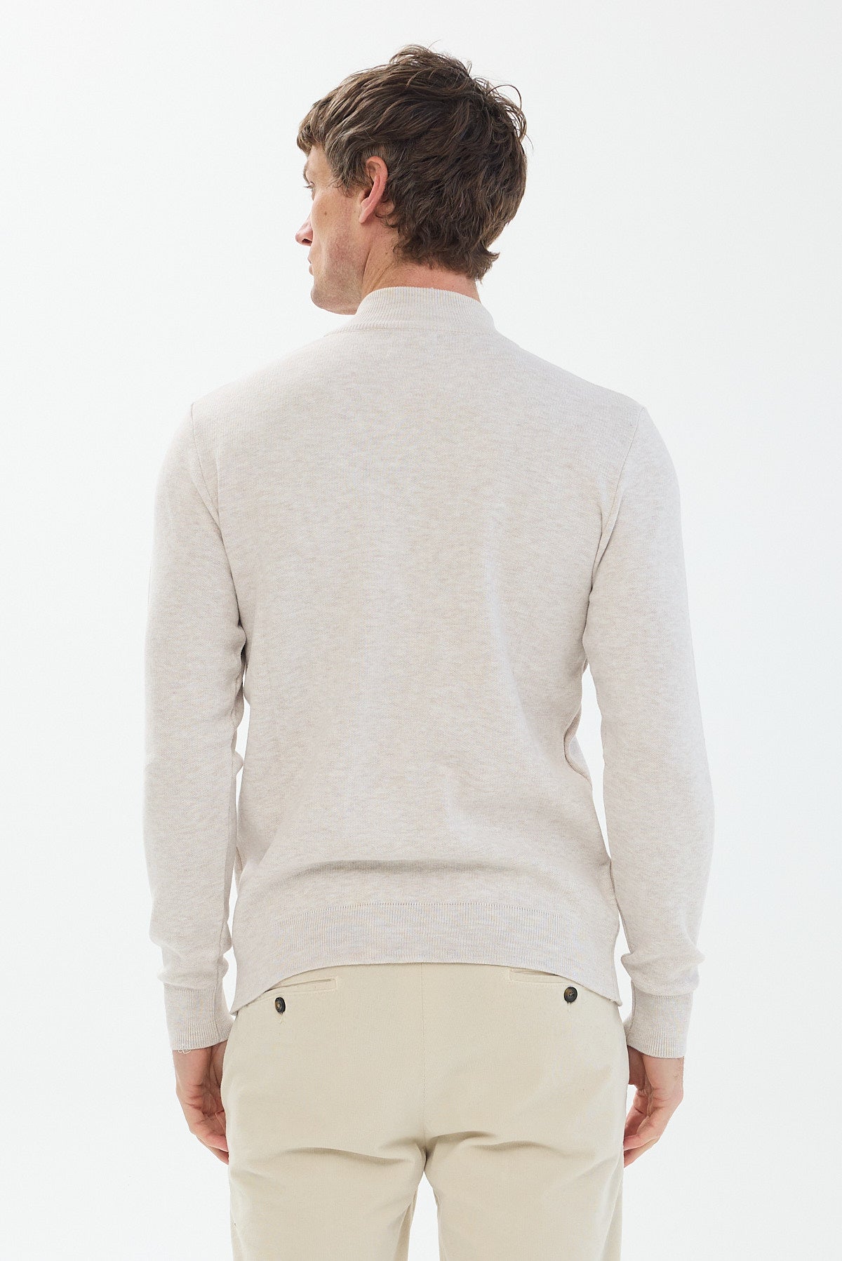 ΑΝΔΡΙΚΟ ΜΠΕΖ ΑΝΟΙΧΤΟ ΠΟΥΛΟΒΕΡ LUPETTO ZIP PORTOBELLO'S REGULAR FIT