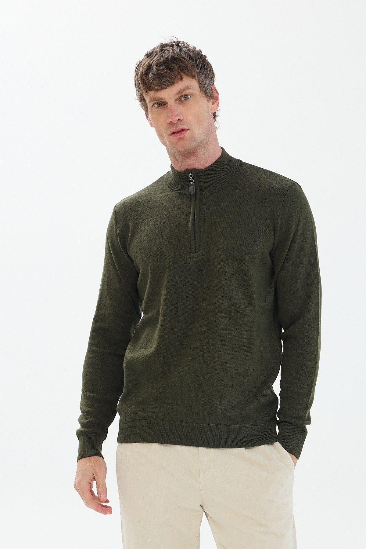 ΑΝΔΡΙΚΟ ΛΑΔΙ ΠΟΥΛΟΒΕΡ LUPETTO ZIP PORTOBELLO'S REGULAR FIT