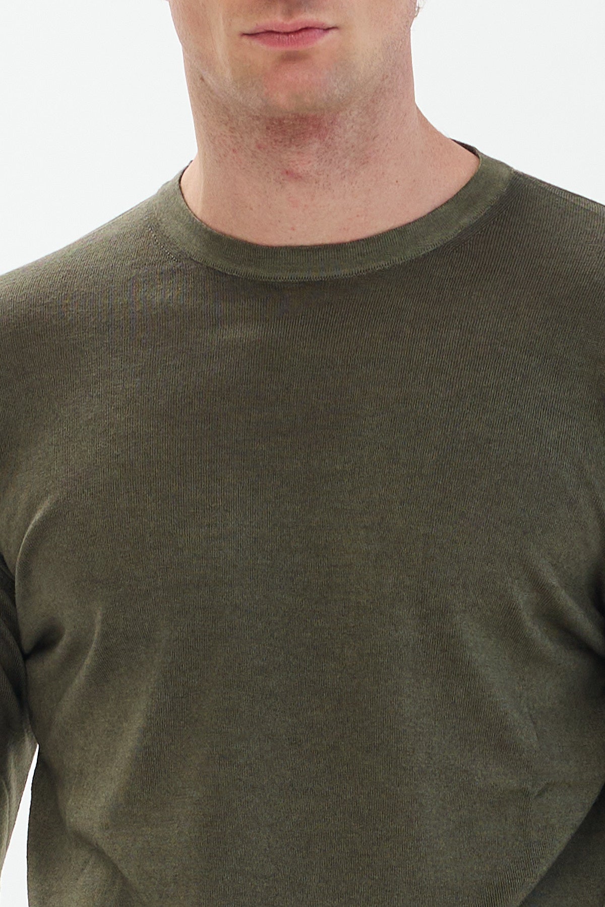 ΑΝΔΡΙΚΟ ΛΑΔΙ ΜΑΛΛΙΝΟ ΠΟΥΛΟΒΕΡ PORTOBELLO'S ΜΕ ΛΑΙΜΟΚΟΨΗ REGULAR FIT