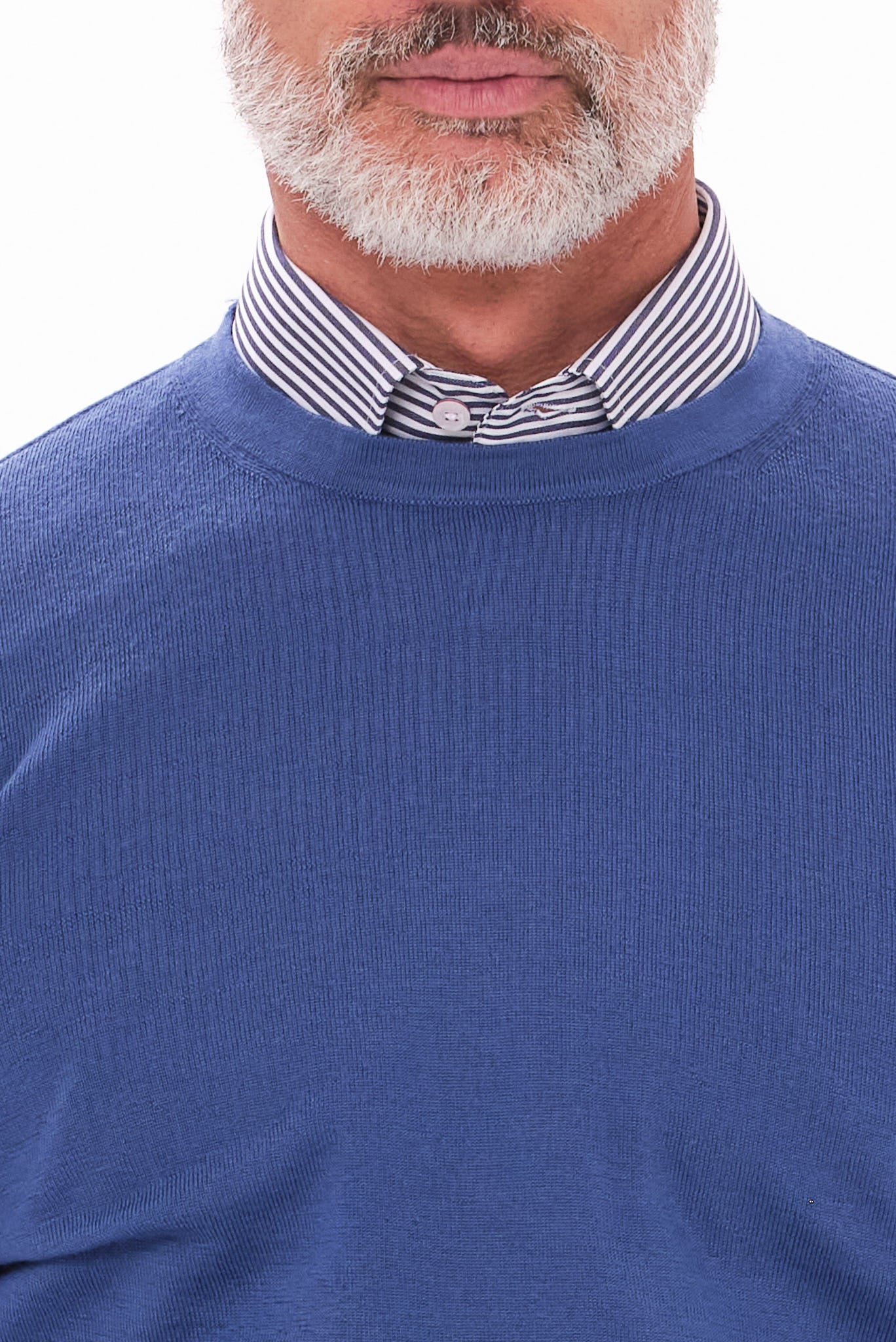 ΑΝΔΡΙΚΟ ΡΑΦ ΜΑΛΛΙΝΟ ΠΟΥΛΟΒΕΡ PORTOBELLO'S ΜΕ ΛΑΙΜΟΚΟΨΗ REGULAR FIT