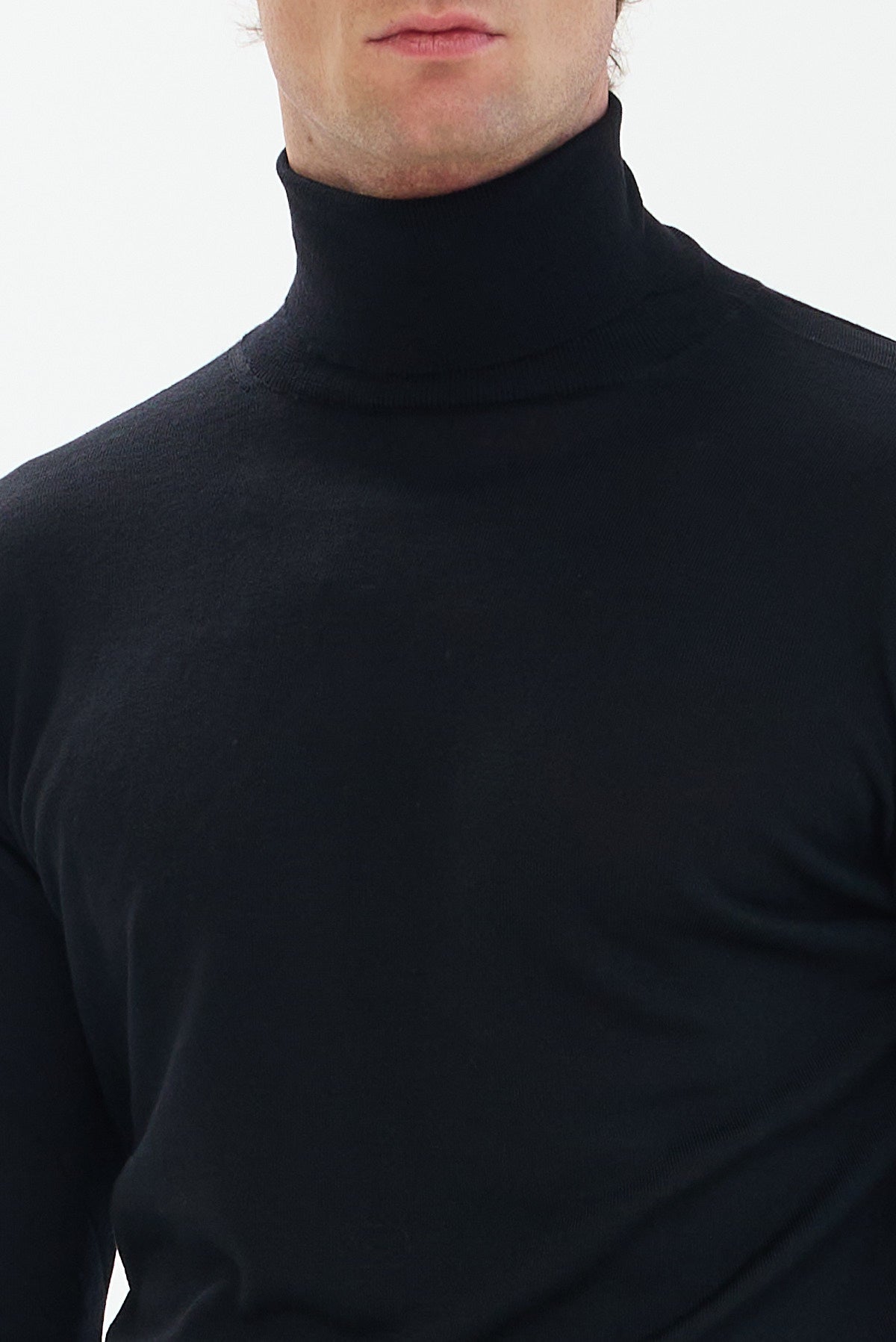 ΑΝΔΡΙΚΟ ΜΑΥΡΟ ΜΑΛΛΙΝΟ ΖΙΒΑΓΚΟ PORTOBELLO'S REGULAR FIT