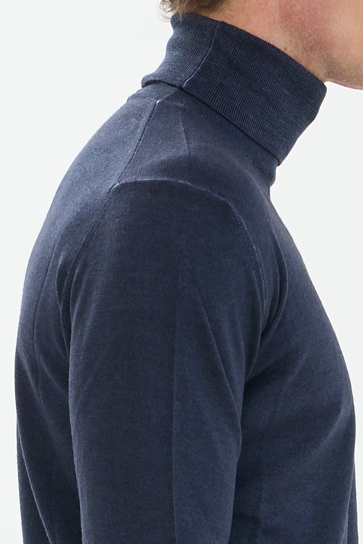 ΑΝΔΡΙΚΟ ΜΠΛΕ ΜΑΛΛΙΝΟ ΖΙΒΑΓΚΟ PORTOBELLO'S REGULAR FIT