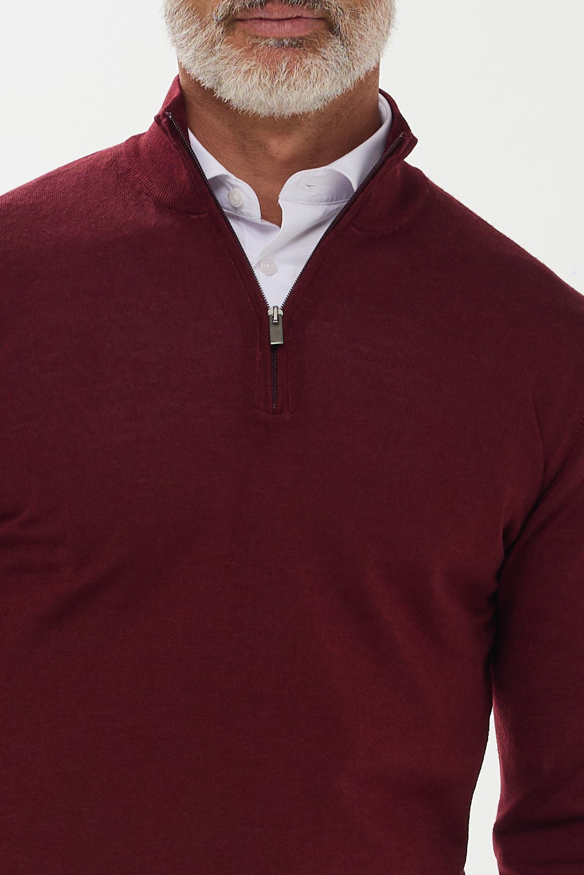 ΑΝΔΡΙΚΟ ΜΠΟΡΝΤΟ ΜΑΛΛΙΝΟ ΠΟΥΛΟΒΕΡ LUPETTO ZIP PORTOBELLO'S REGULAR FIT