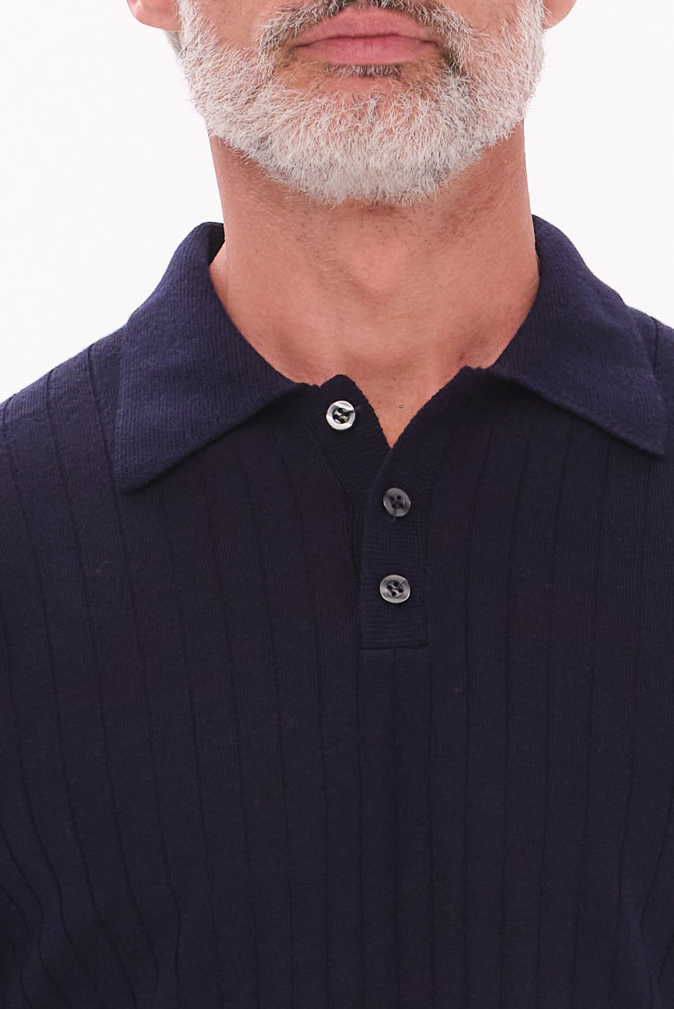 ΑΝΔΡΙΚΟ ΜΠΛΕ ΜΑΛΛΙΝΟ POLO ΜΑΚΡΥΜΑΝΙΚΟ PORTOBELLO'S REGULAR FIT