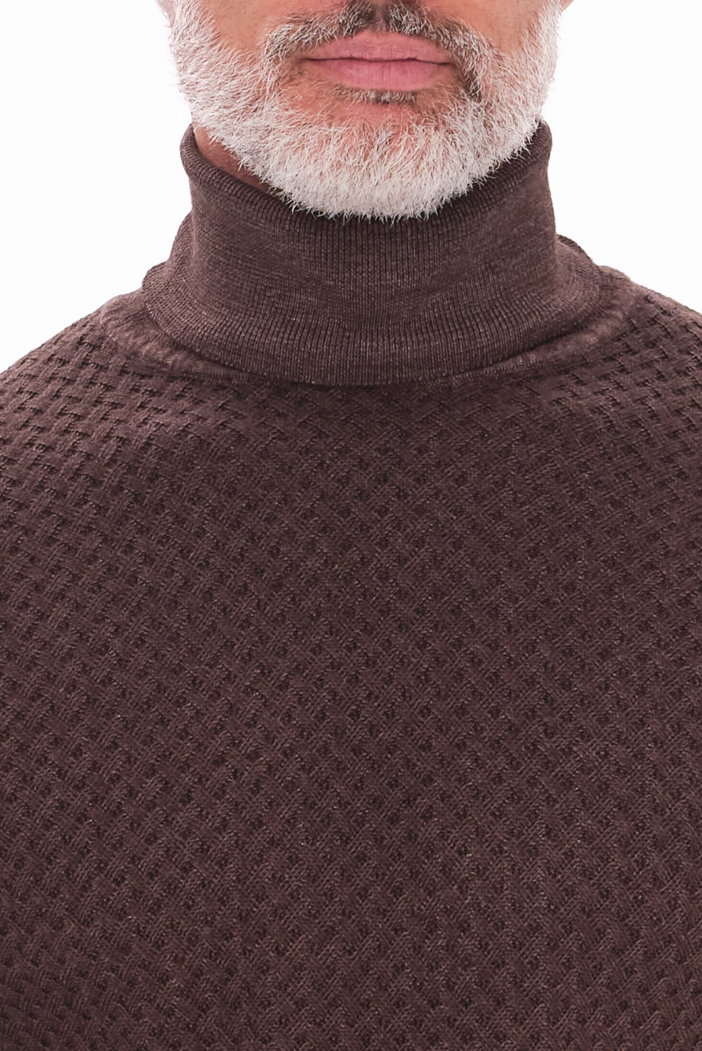 ΑΝΔΡΙΚΟ ΚΑΦΕ ΜΑΛΛΙΝΟ ΖΙΒΑΓΚΟ PORTOBELLO'S REGULAR FIT ΜΕ ΜΙΚΡΟΣΧΕΔΙΟ