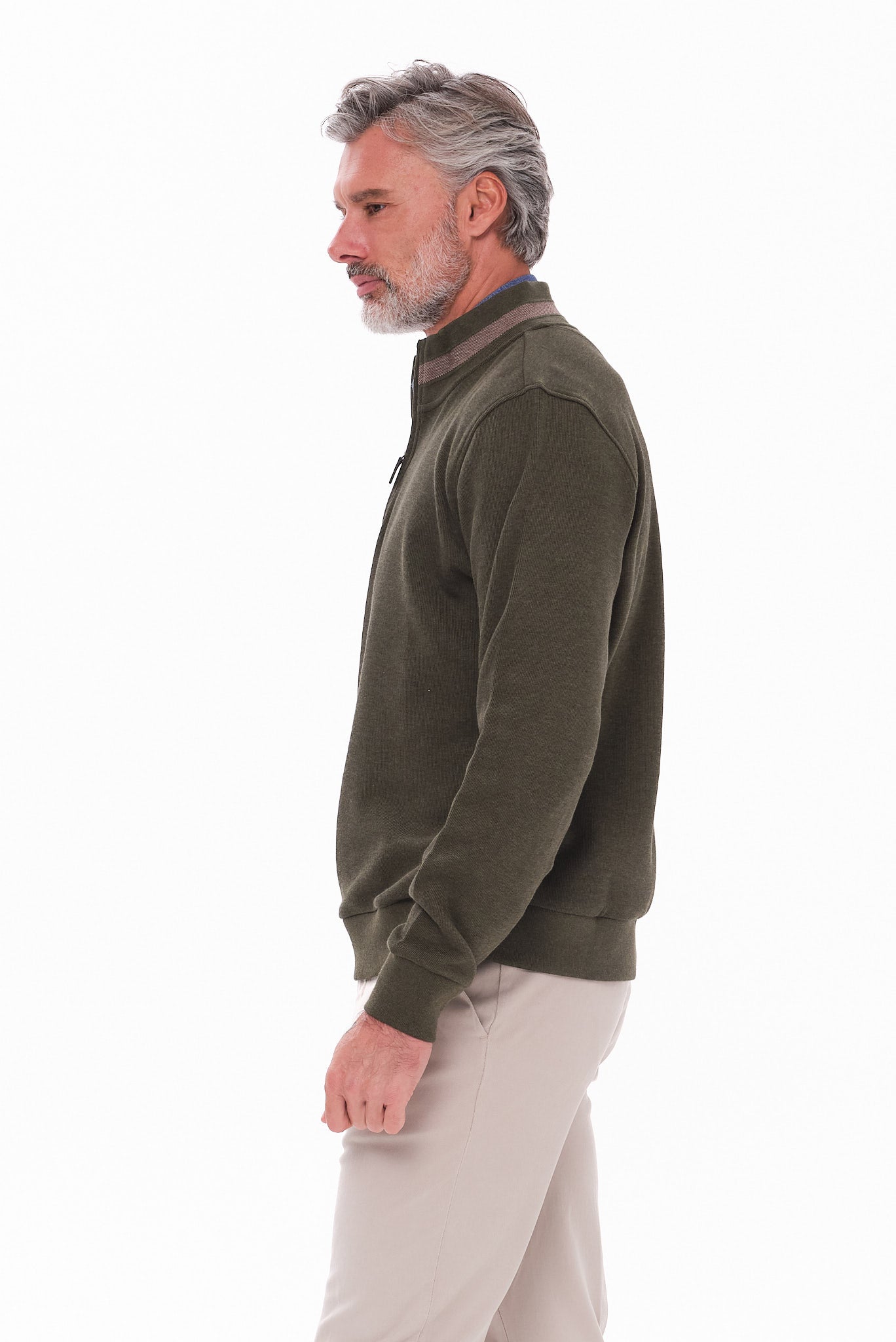 ΑΝΔΡΙΚΟ ΛΑΔΙ ΠΟΥΛΟΒΕΡ LUPETTO ZIP PORTOBELLO'S REGULAR FIT