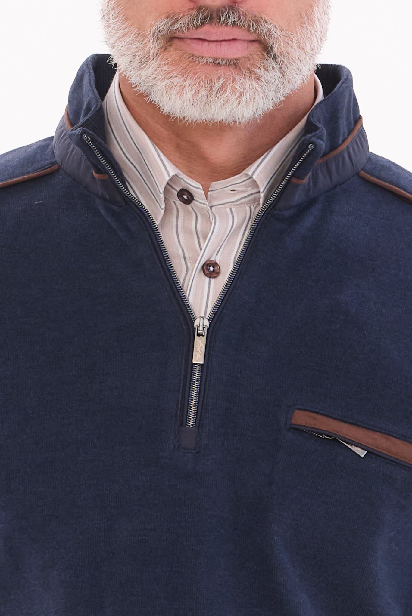 ΑΝΔΡΙΚΟ ΡΑΦ LUPETTO ZIP ΠΟΥΛΟΒΕΡ PORTOBELLO'S REGULAR FIT