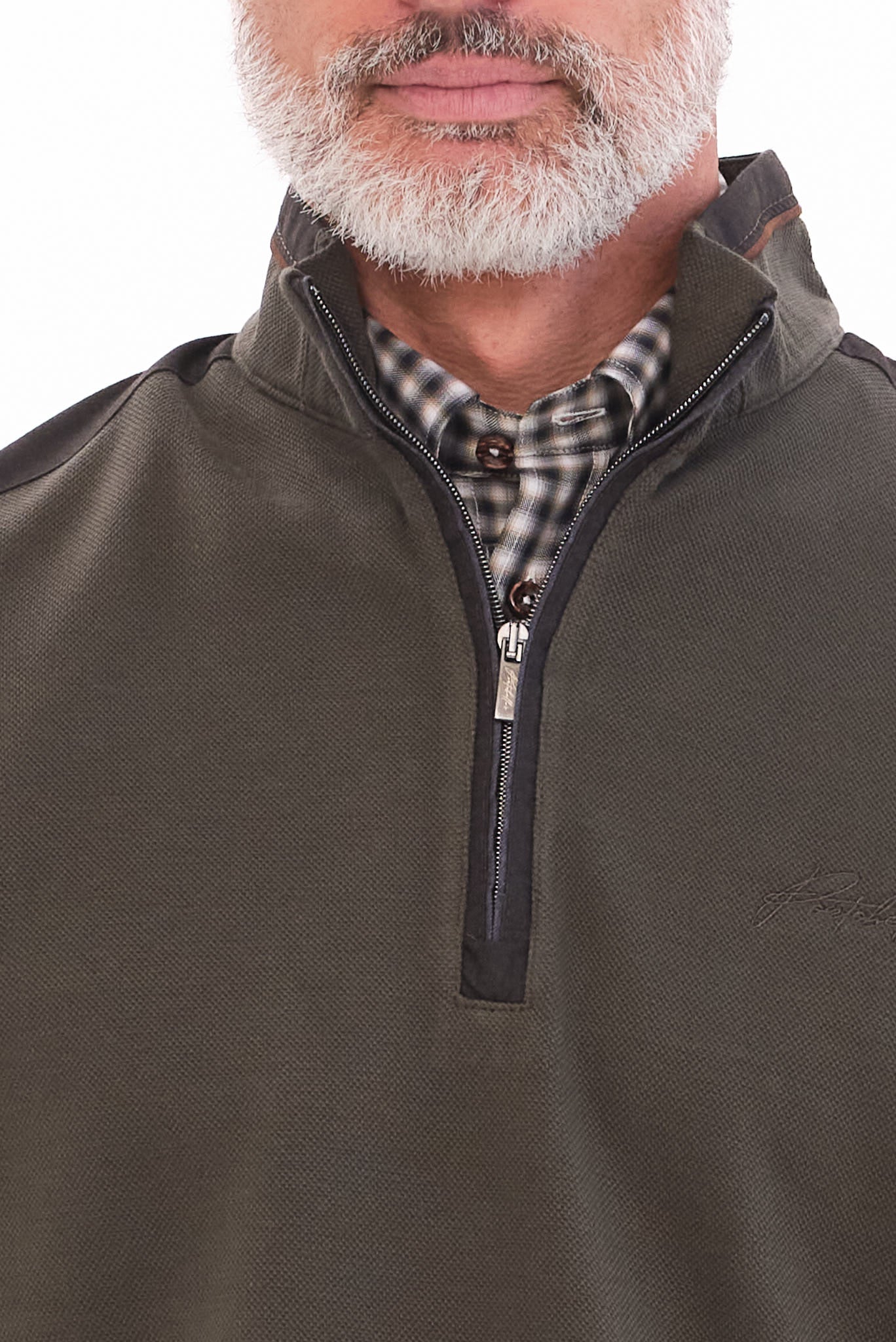 ΑΝΔΡΙΚΟ ΛΑΔΙ ΠΟΥΛΟΒΕΡ LUPETTO ZIP PORTOBELLO'S REGULAR FIT