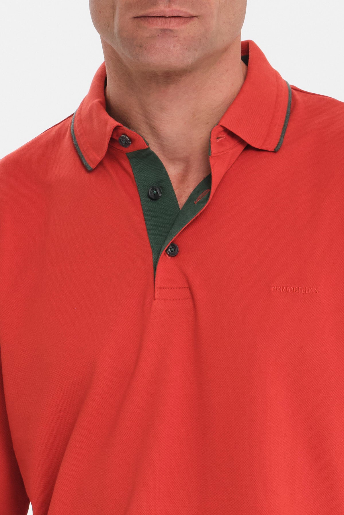 ΑΝΔΡΙΚΟ ΜΑΚΡΥΜΑΝΙΚΟ POLO ΣΕ ΕΚΑΙ ΑΠΟΧΡΩΣΗ PORTOBELLO'S